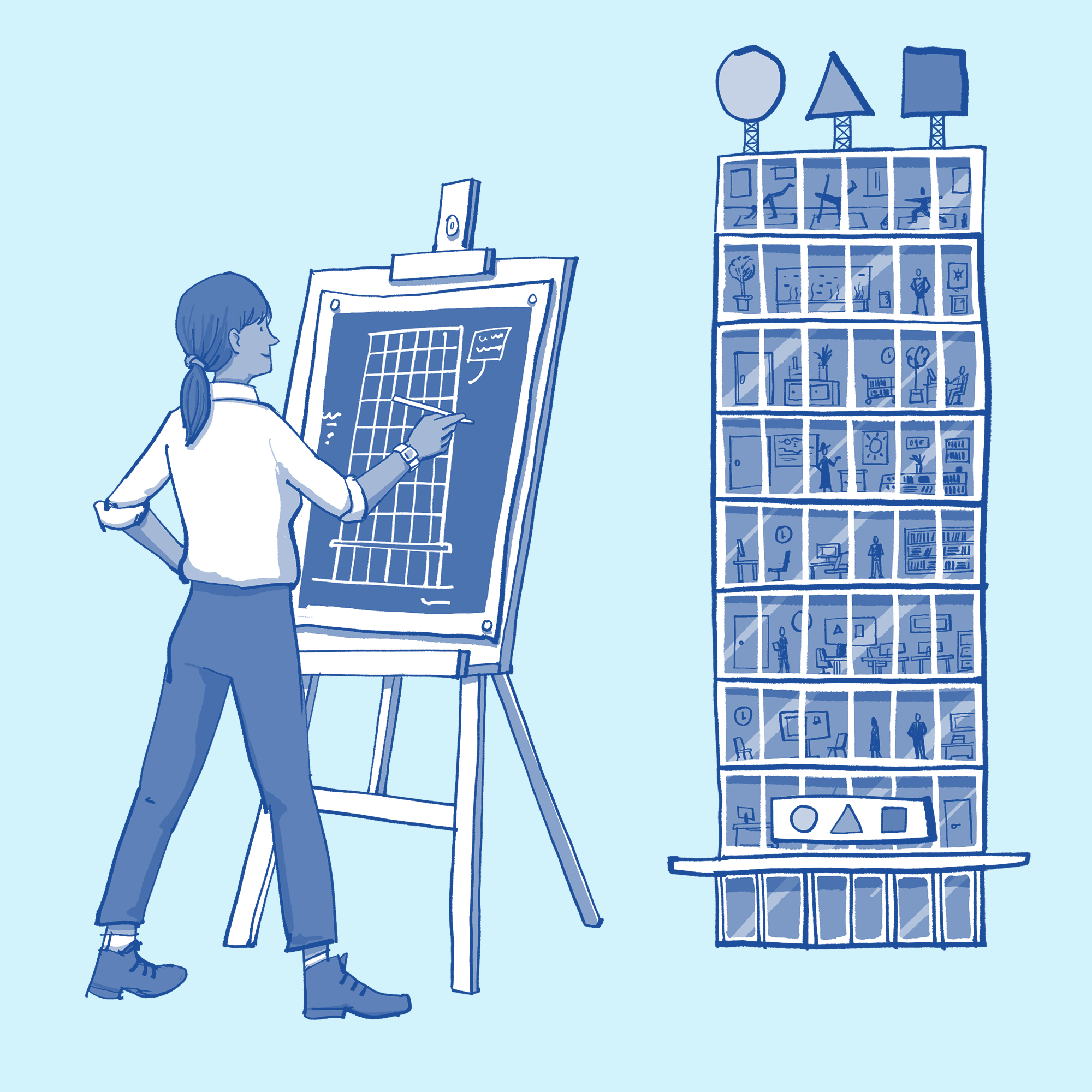Albany Beck - Consulting illustration