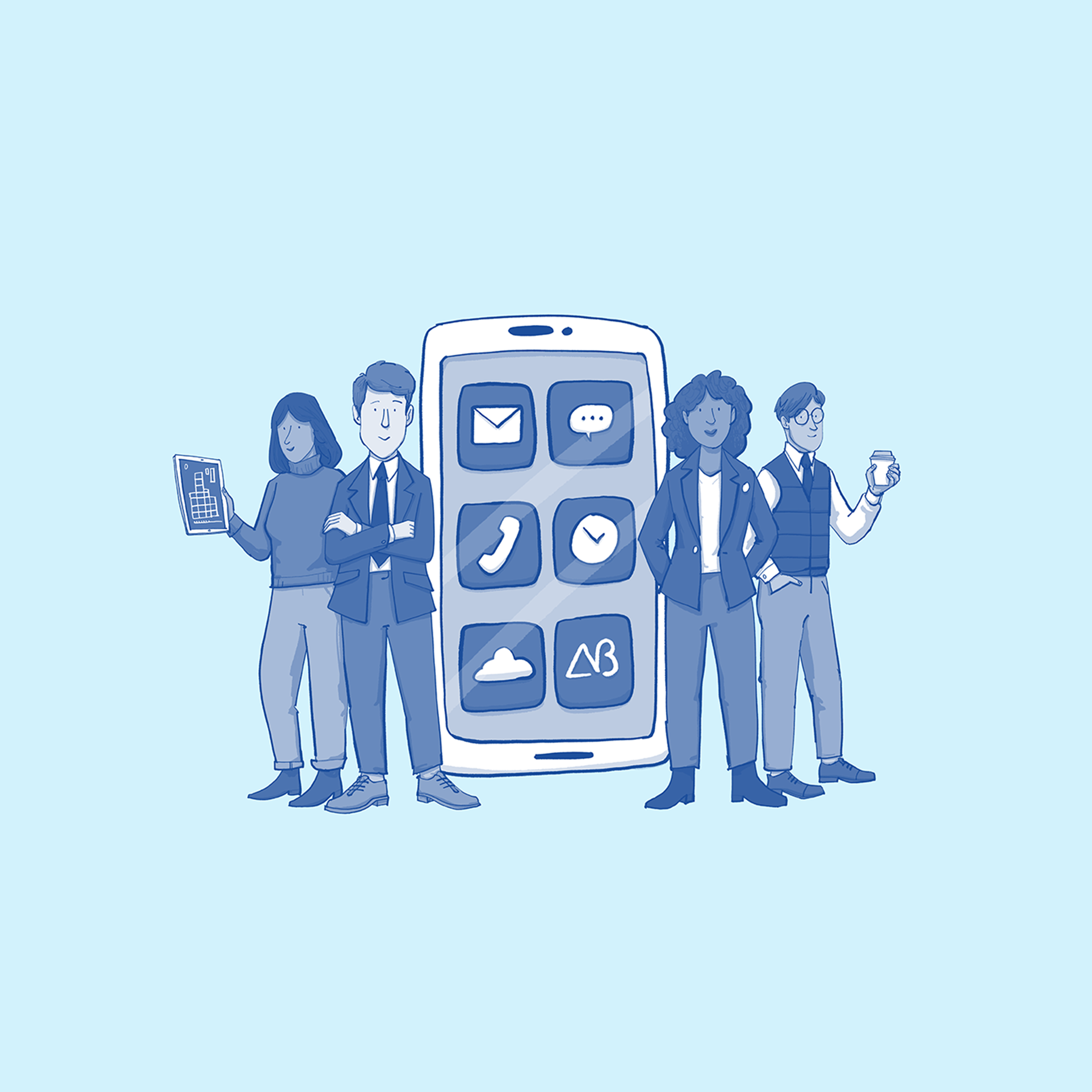Albany Beck - Contact Us illustration