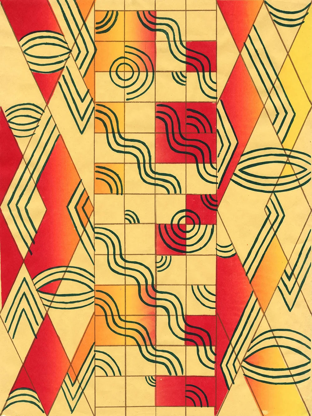 Amoeba and me Screenprint 18" x 24" 2012