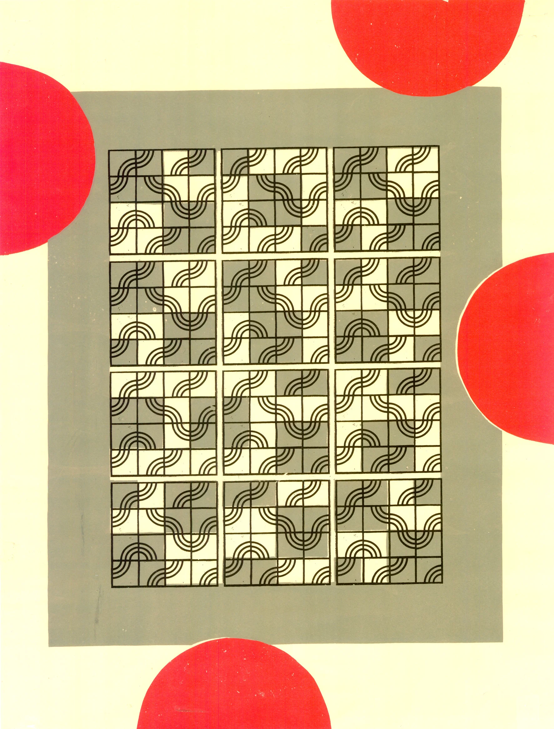 Likely General wallpaper Screenprint 18" x 24" 2013