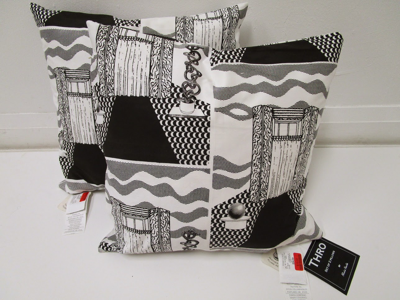  Thro Pillows on discount at Homesense  Screenprinted pillows and tags  Xpace Cultural Centre, November 2014   OUGHT  compiles the variety of suggestions posed by parents to their artist children in misguided attempts to support, encourage, or simply