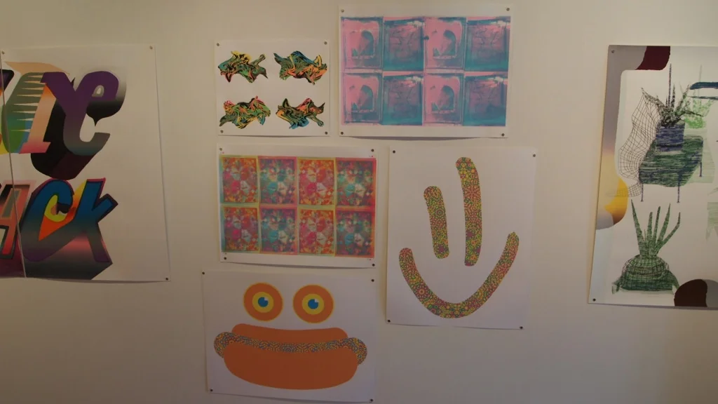 The Reading Nook Screenprints by Paul Morgan, Jesjit Gill and Daniel Luedtke Narwhal Projects