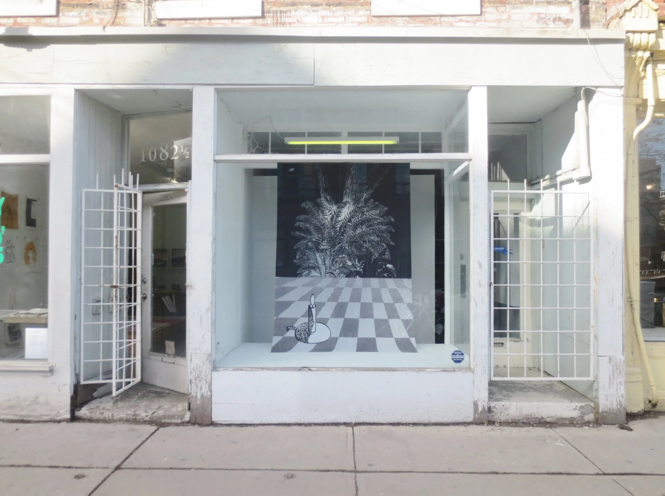 Where have you been? Where are you going? Dye sublimation print approx 8ft x 5ft No foundation, Toronto 2016