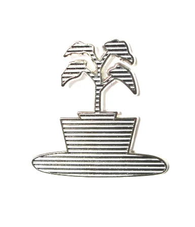 Behind blinds Enamel lapel pin approx 1.5" 2016 produced by Sagan Editions