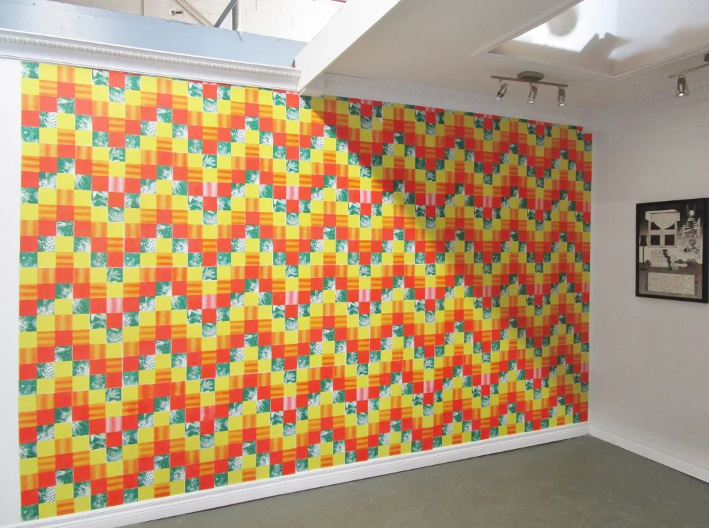 I am the house and the person of that house Solo exhibition of screenprinted wallpaper and prints NAC at the Flea Market Gallery, St. Catharines October 2016- March 2017