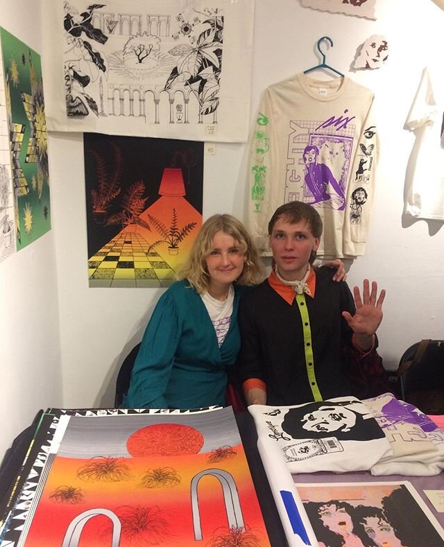 Xpace Holiday Maker Fair 12-6 today ONLYYY !!! 🃏 So many amazing artists here I&rsquo;m lucky to be next to the inimitable @racetrackpony and @jamiylalowe ! We&rsquo;re at the back come say hiiii 🃏