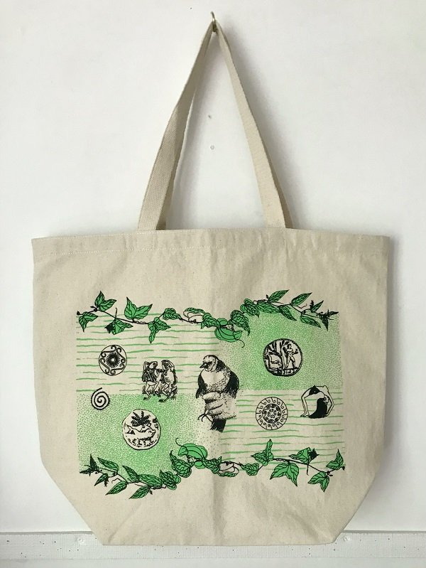  Ancient Meadow Tote Bag  Screenprinted on recycled cotton  2022 