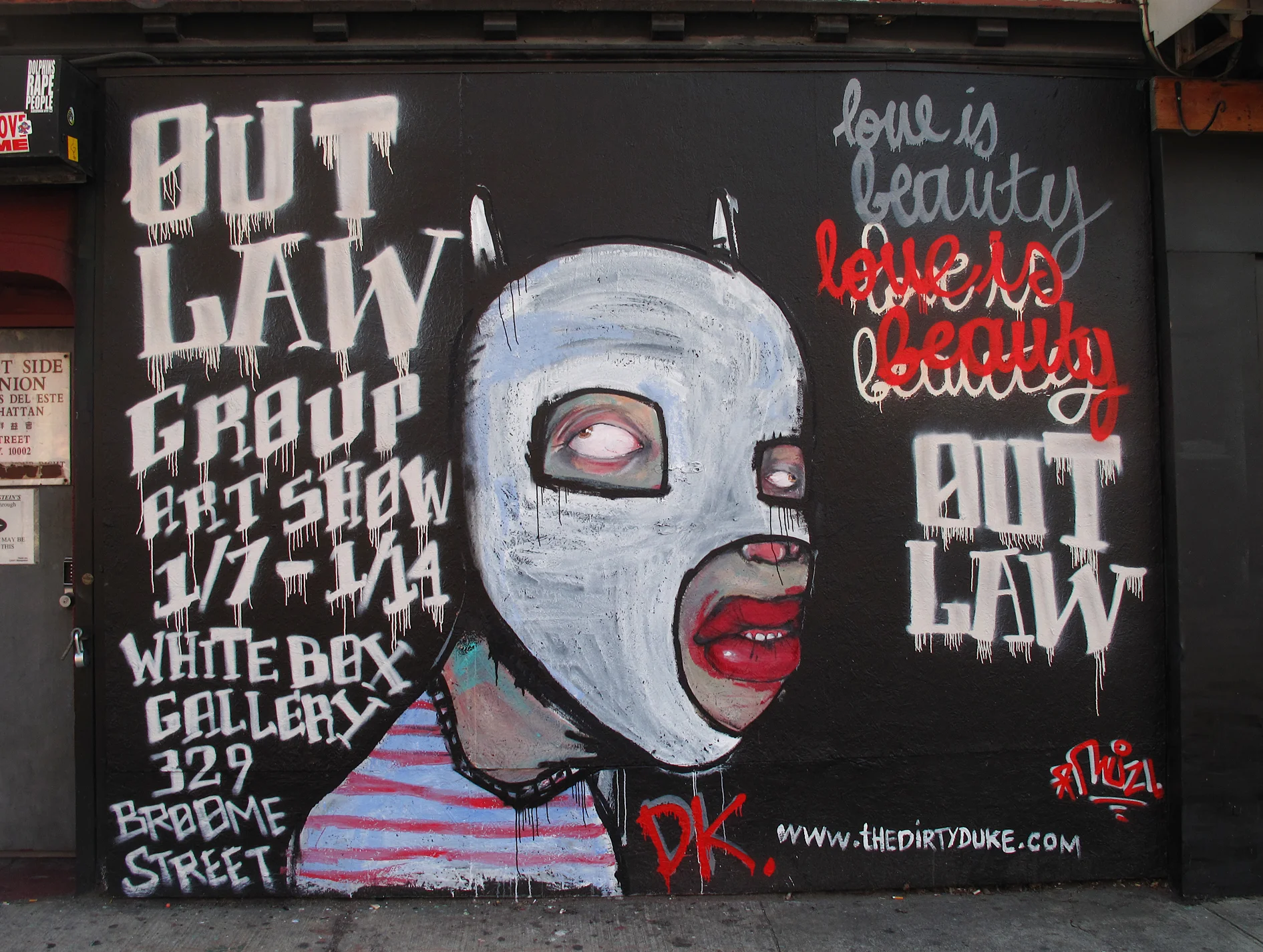 Leyman killing it for our second show ever. Allen St. L.E.S. January '12 Thanks to Critical Massive for the wall!