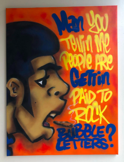 skeme graffiti canvas