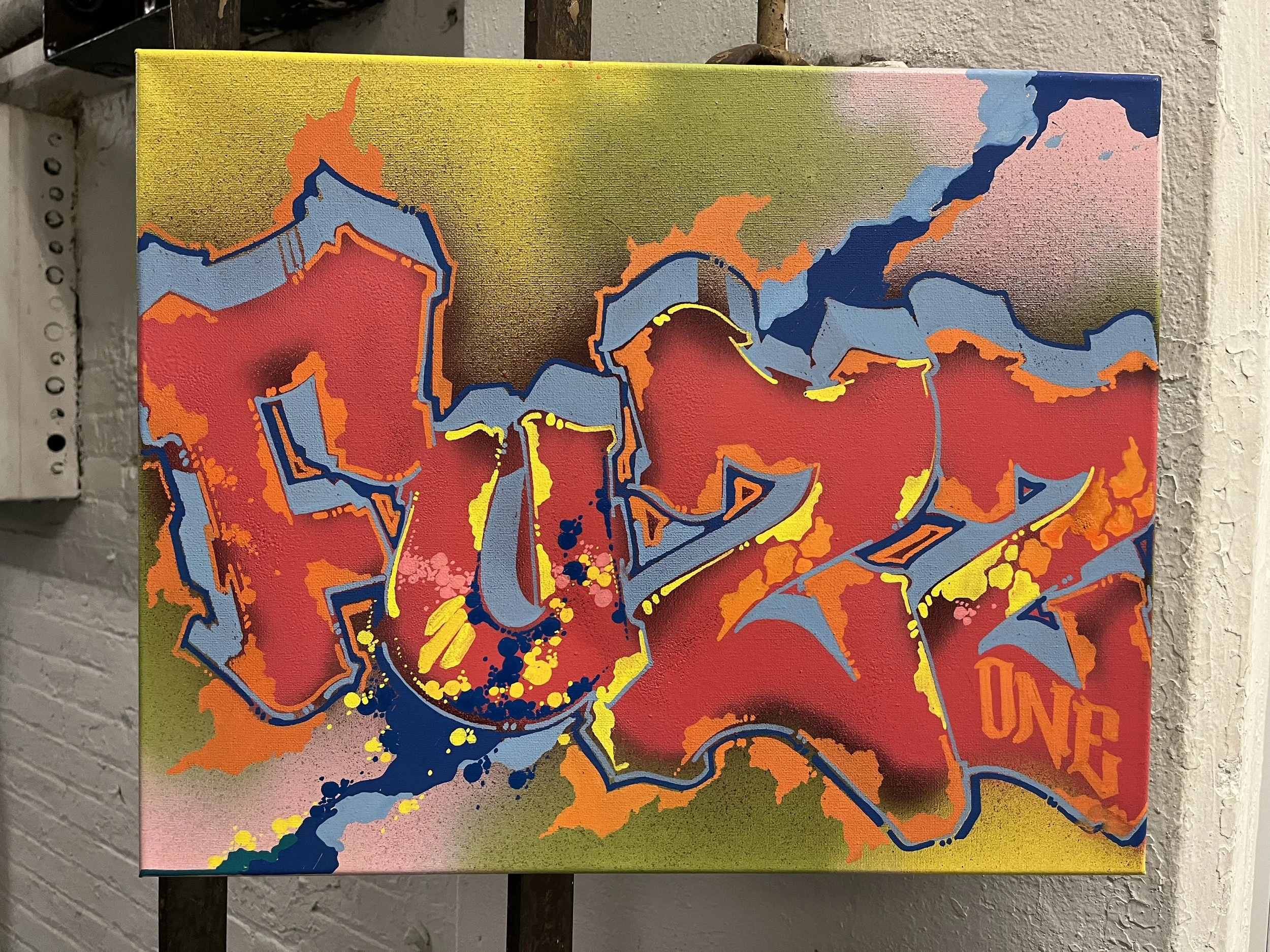 fuzz one graffiti canvas