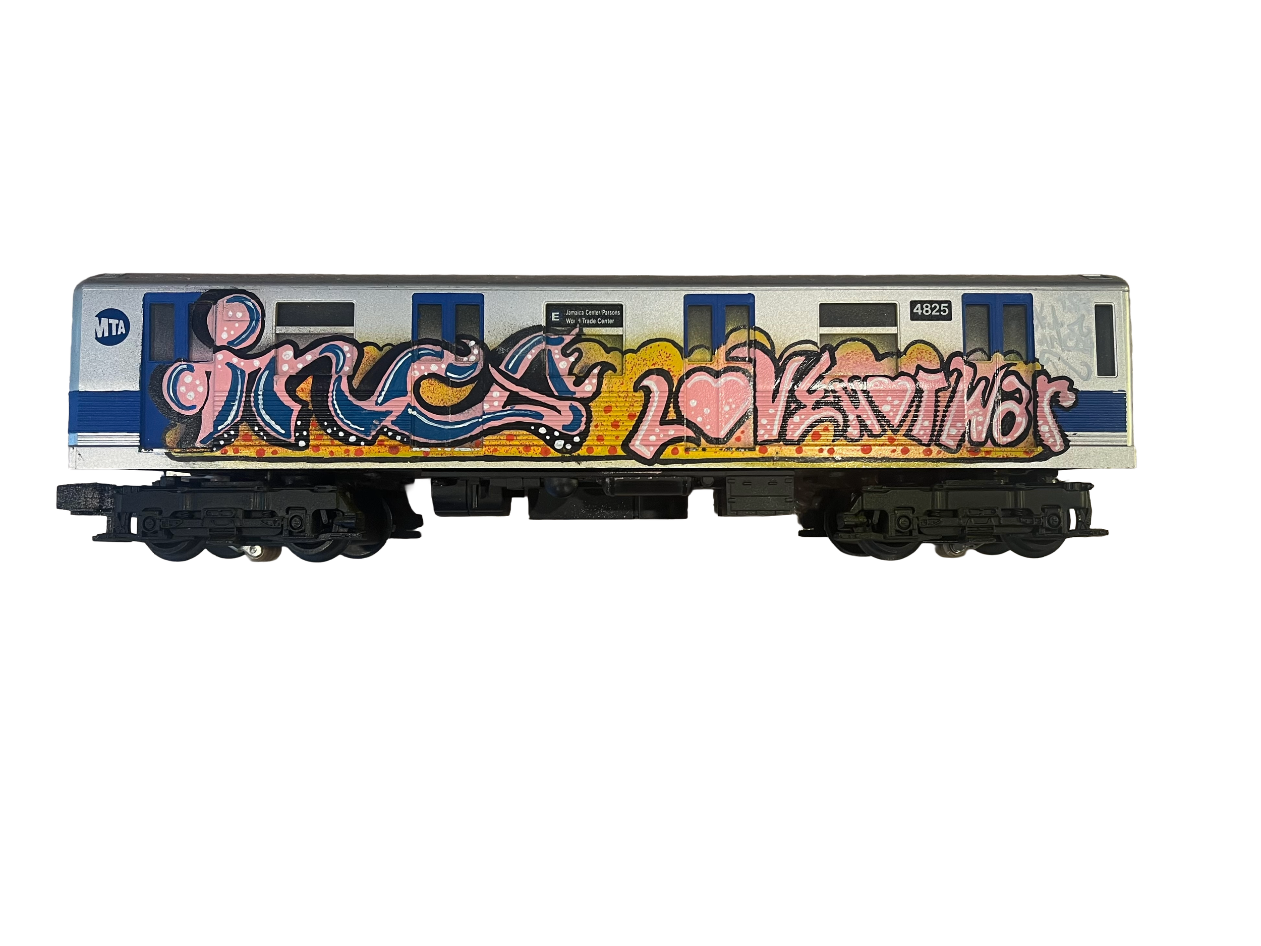 Inca Inca mth railking o-gauge model subway mta new york graffiti train