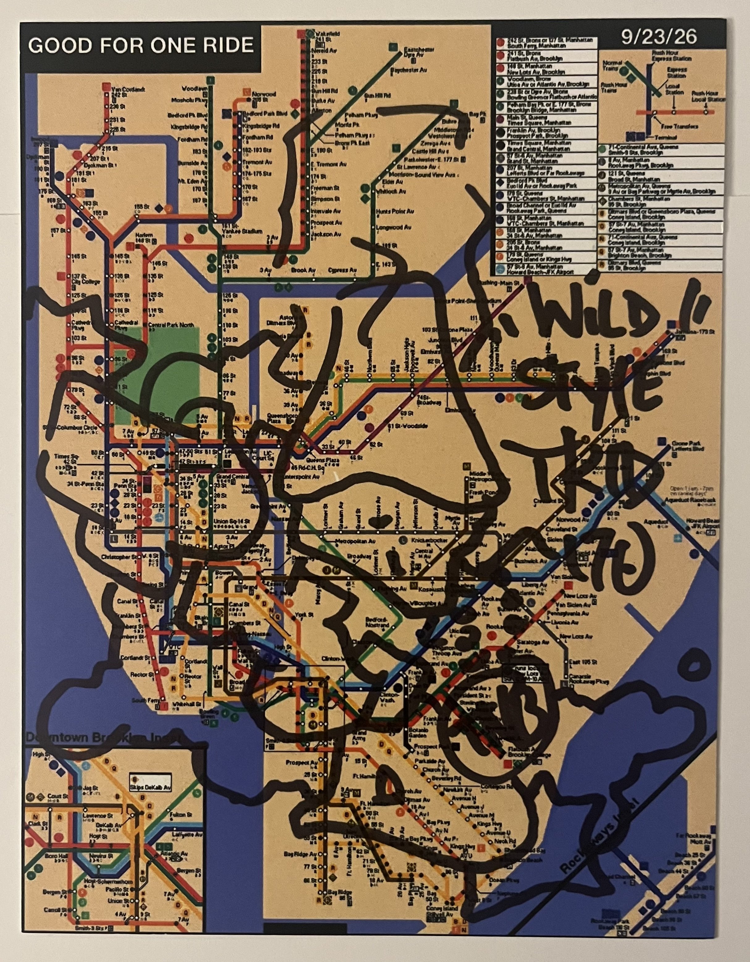 Tkid nyc mta subway map