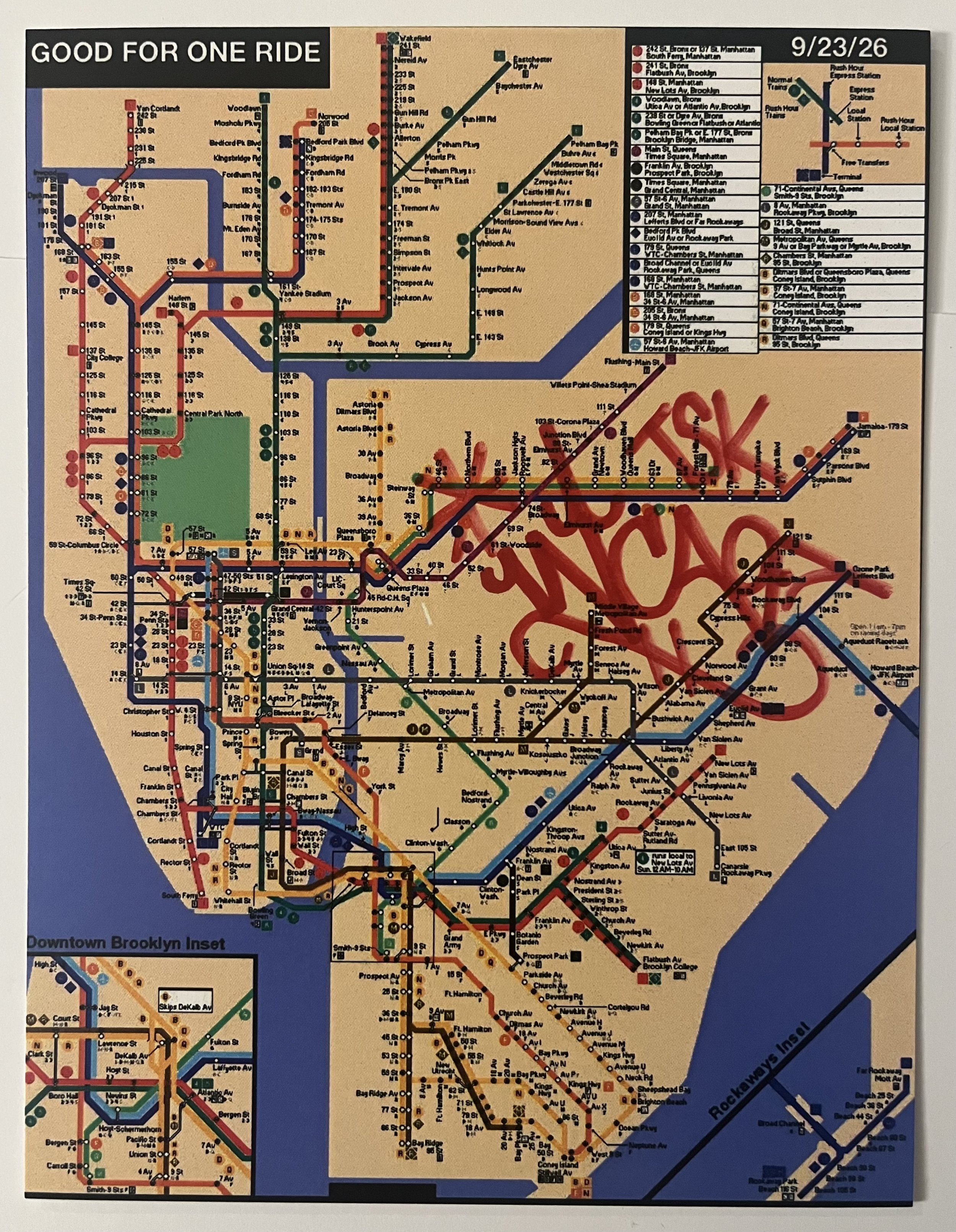 Inca nyc mta subway map