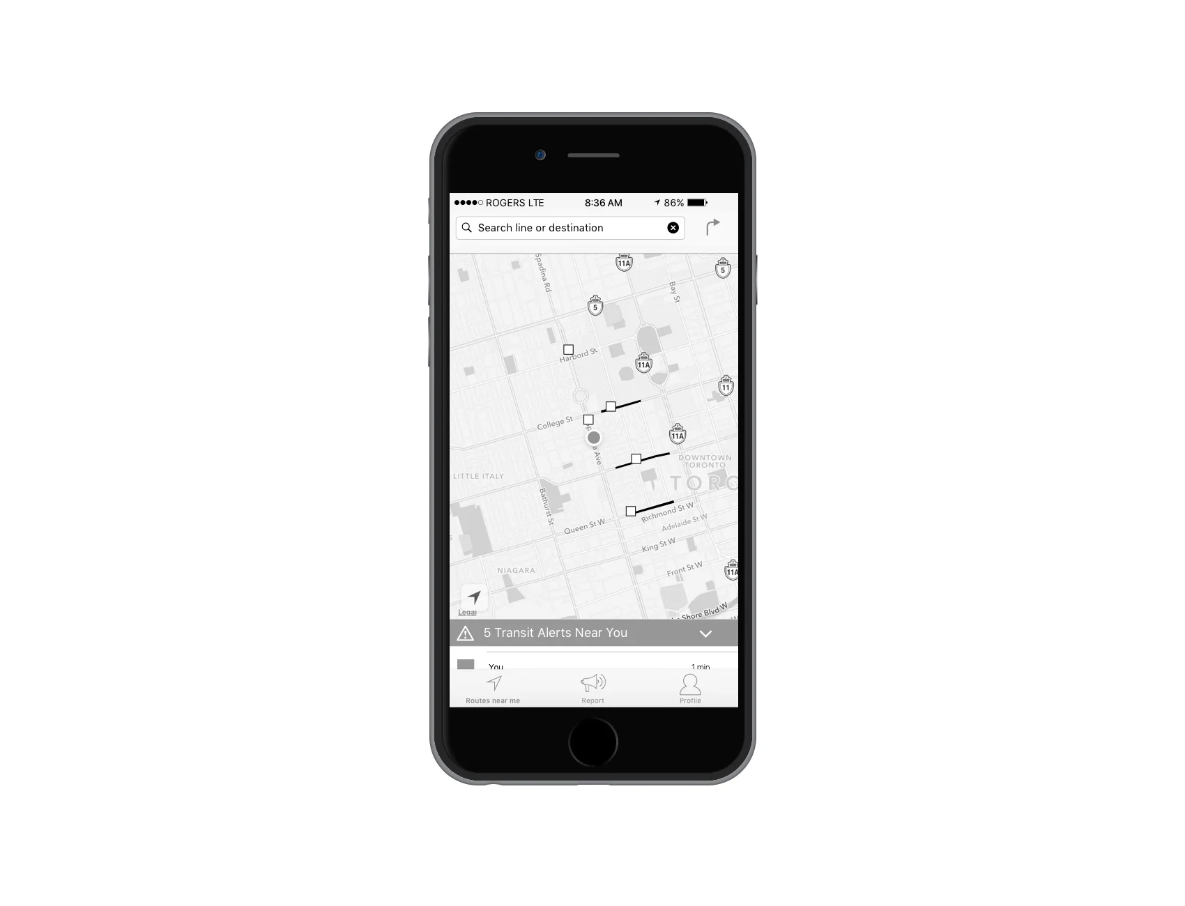 The Home Screen of Ride The 6ix