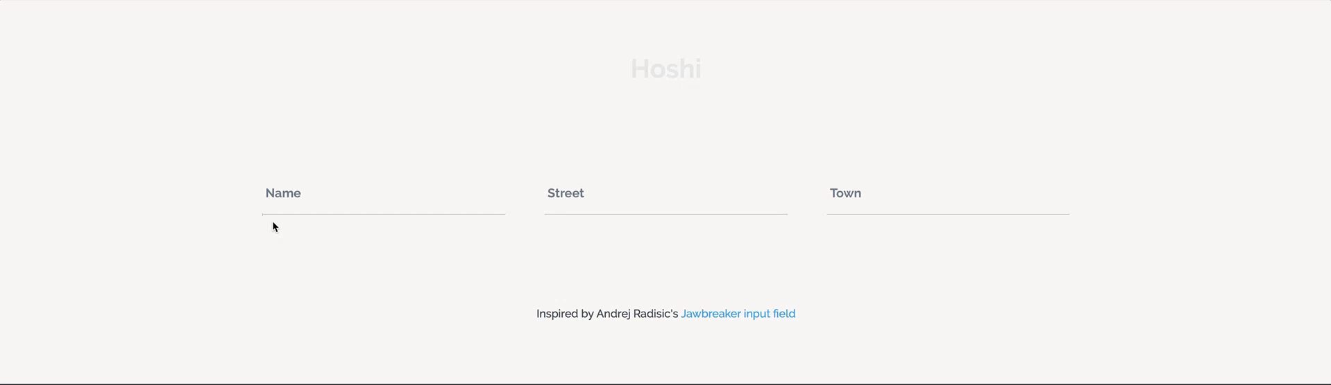 An example of animated floating labels using CSS3 transitions