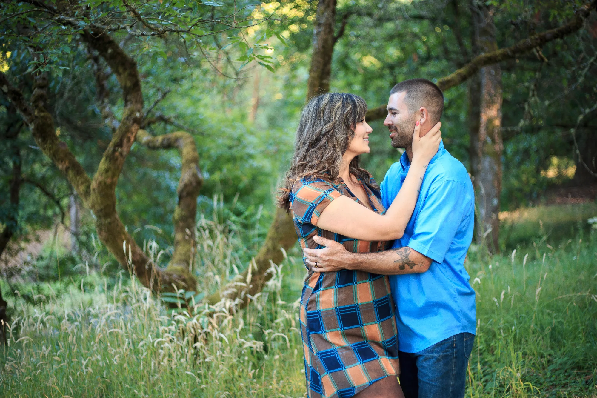 Summer Engagement Session at Hoyt Arboretum in Portland, Oregon - Shawna and Hollis