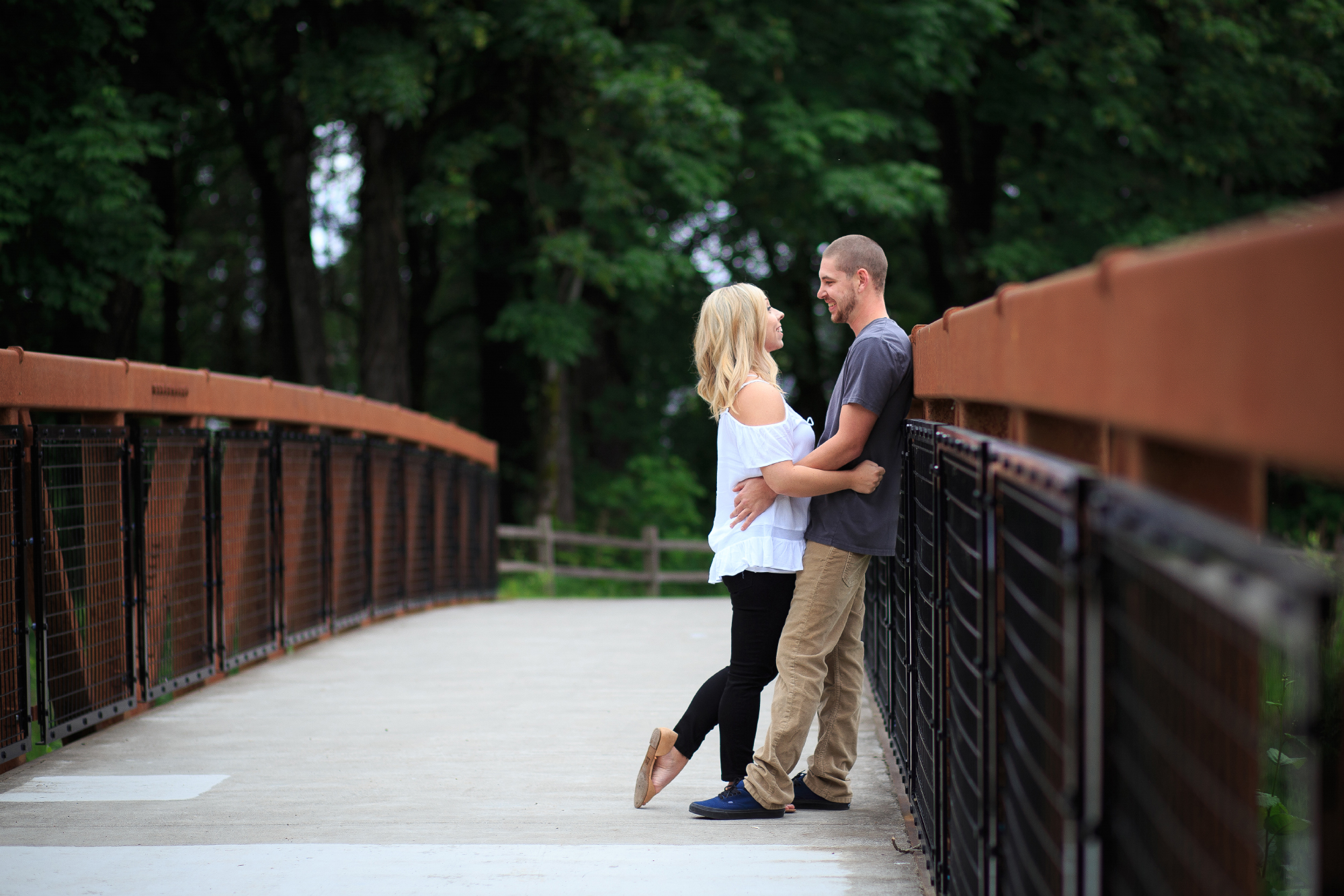 Spring Engagement Session at Foster Floodplain Natural Area in Portland, Oregon - Sarah & Aaron