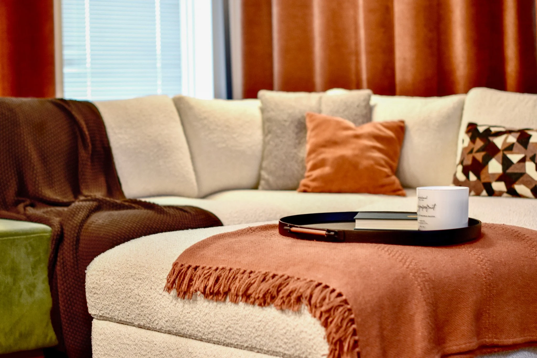 Warm Apartment Living Room