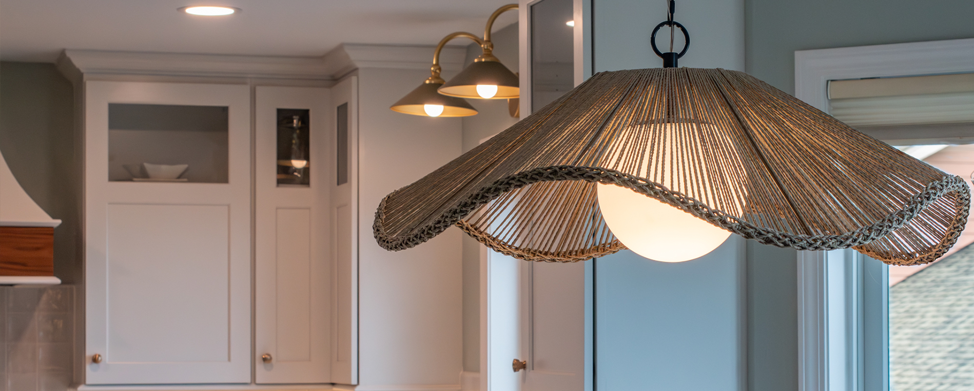 warm lighting unique lighting feature in kitchen for kitchen remodel in bremerton washington