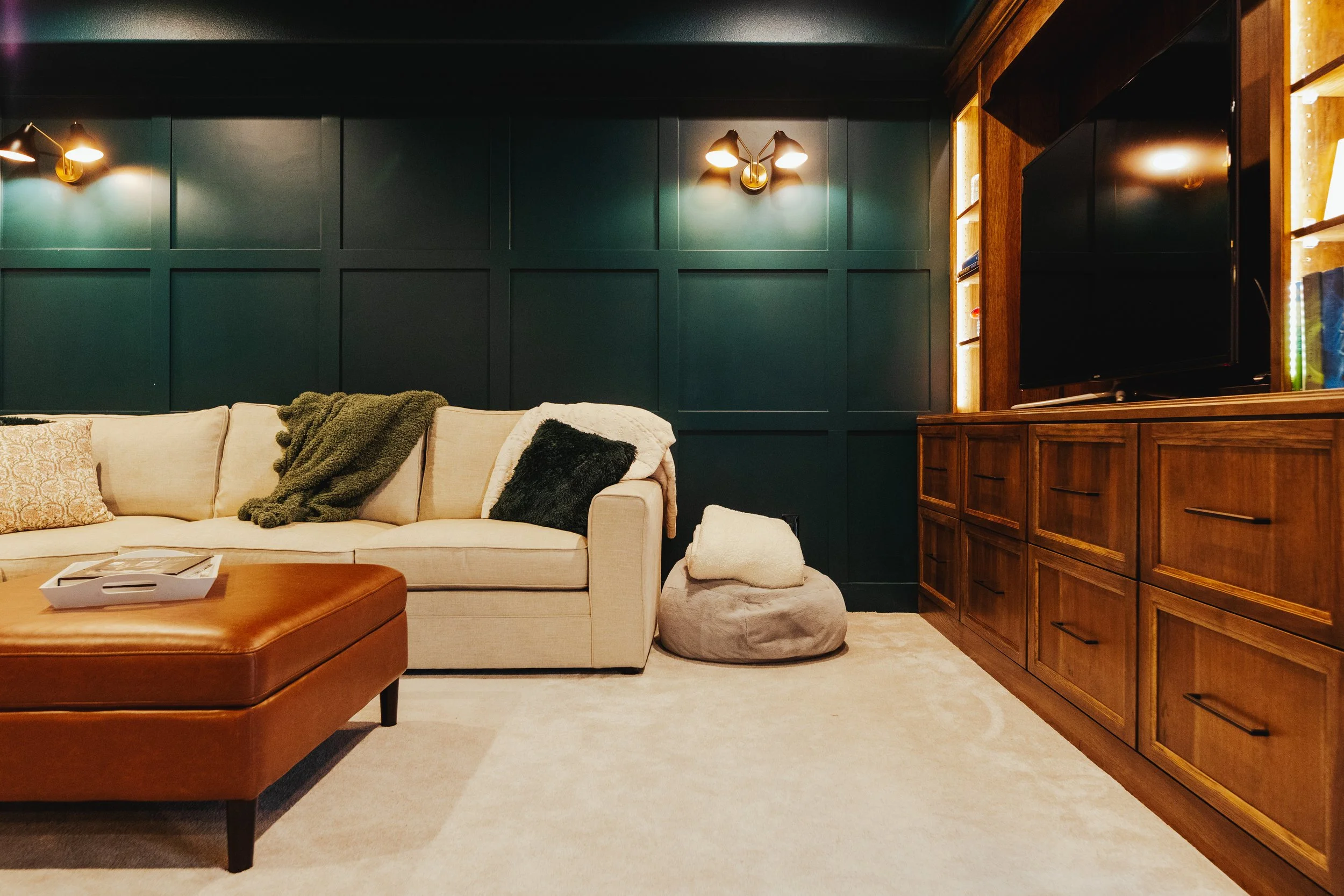 Champagne Barbie Media Room