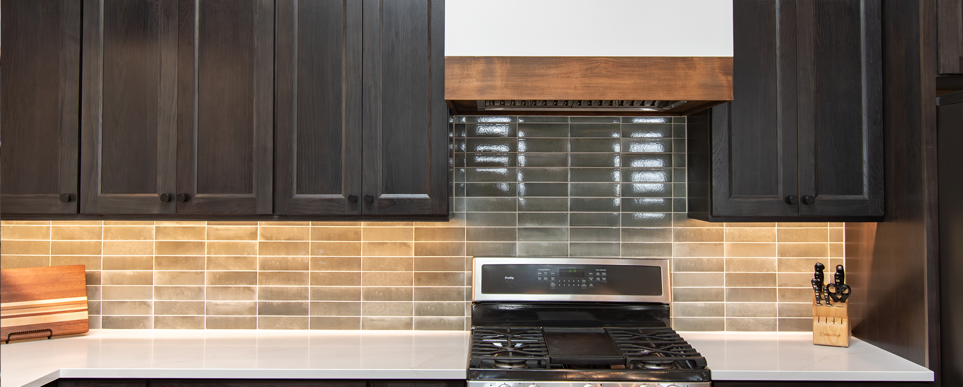 under lighting cabinet in kitchen remodel  in Bremerton Washington
