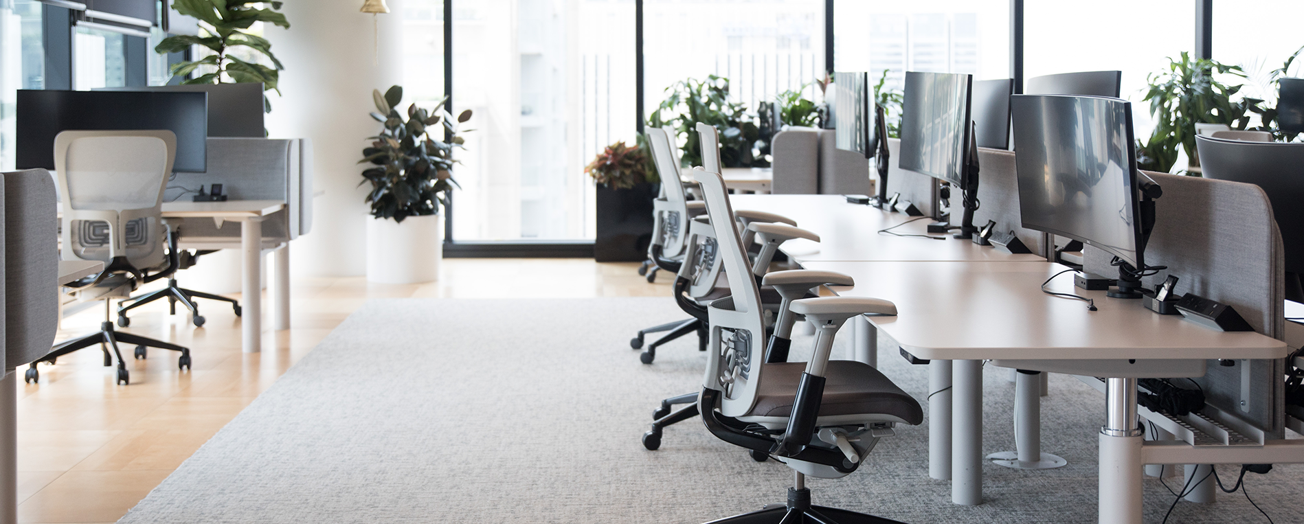 3D rendering of an office redesign architecture space in bremerton washington