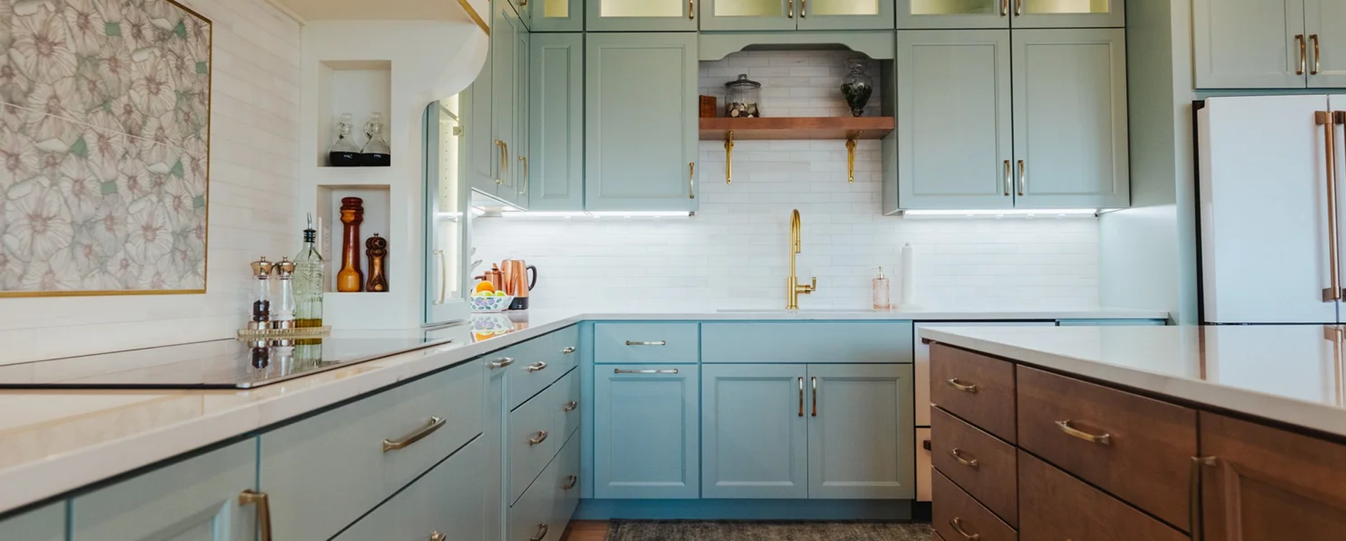 kitchen remodel with under cabinet lighting in poulsbo washington