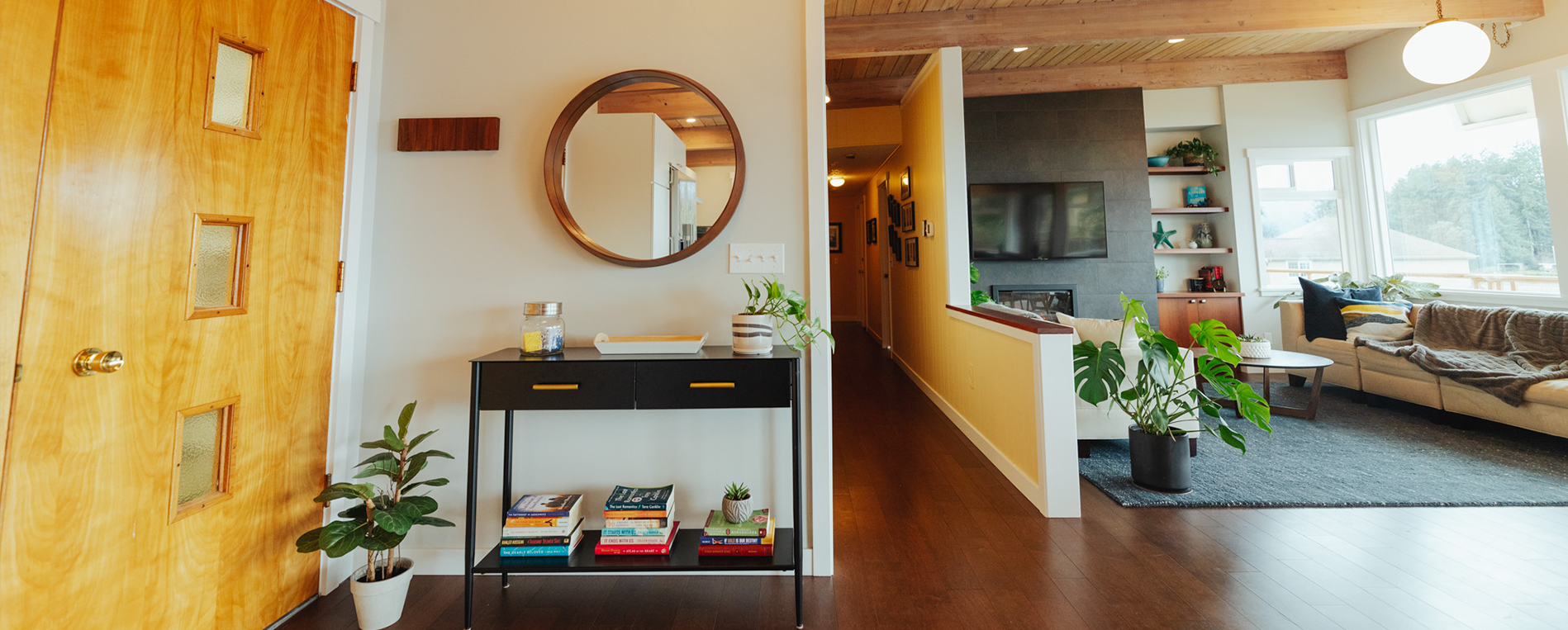 entry way of home in Bremerton Washington remodel
