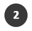 A black circular icon with the number 2 in white.