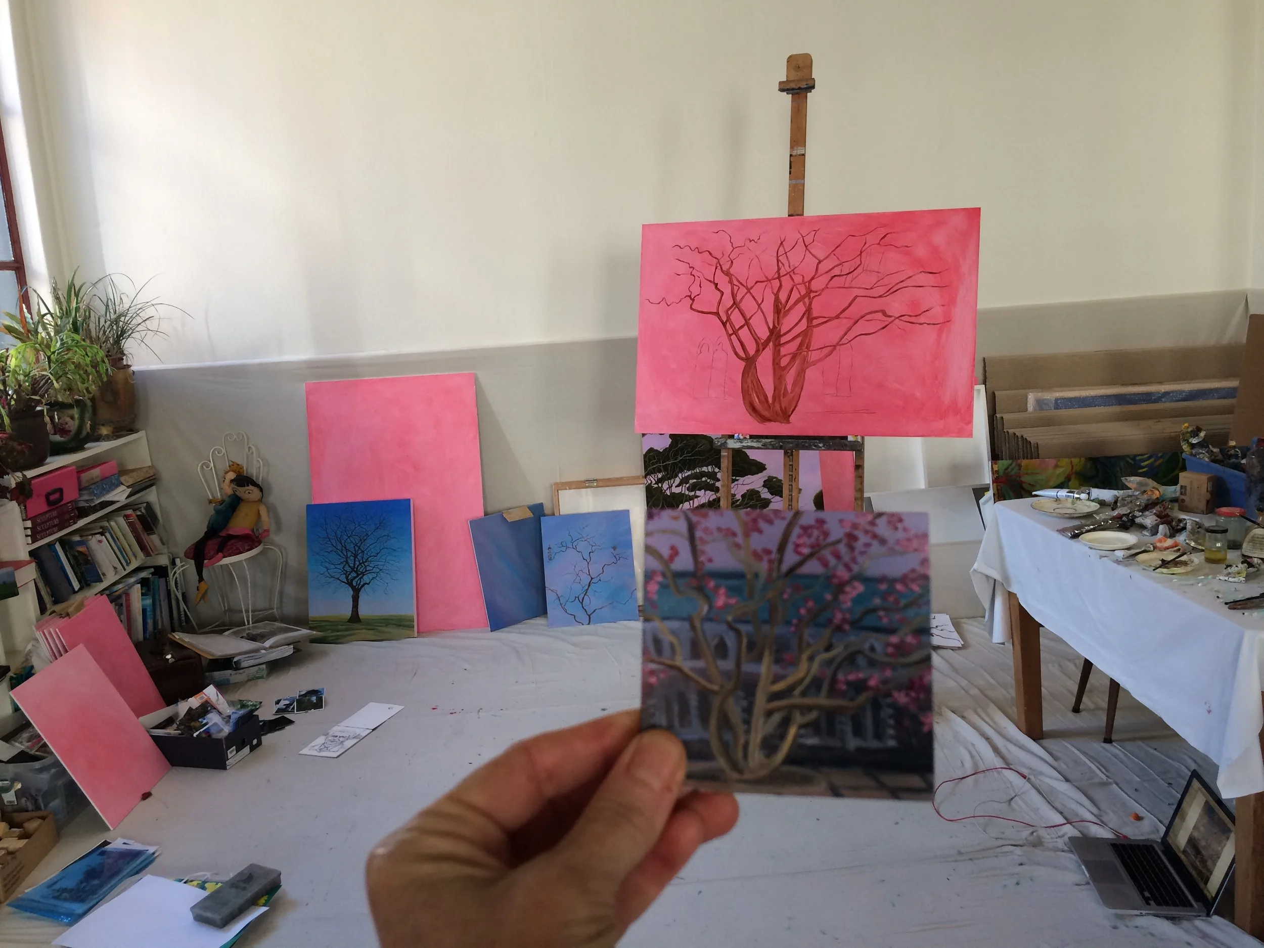 Back in the studio the work begins!
