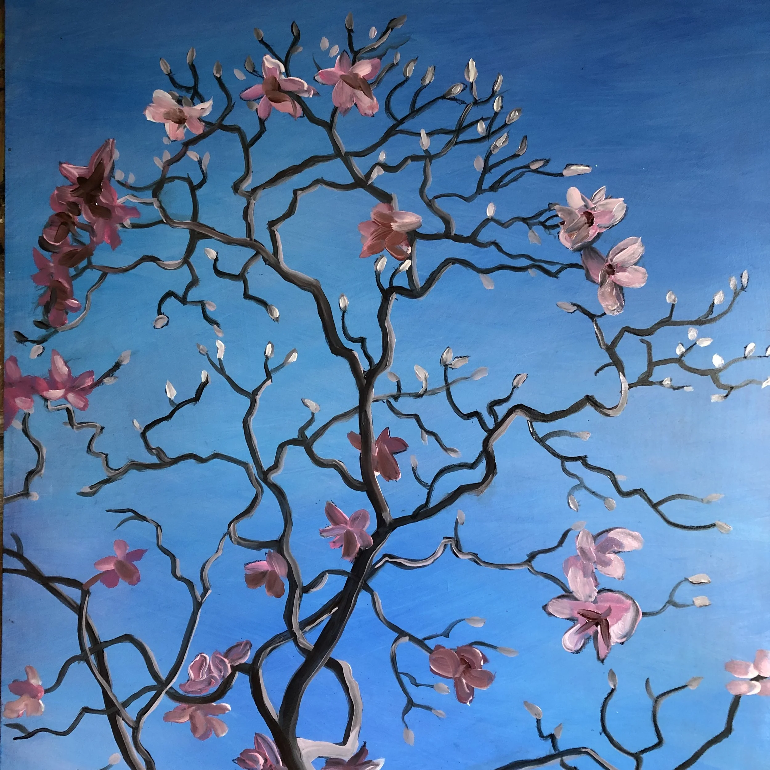 A small study of one of the branches.