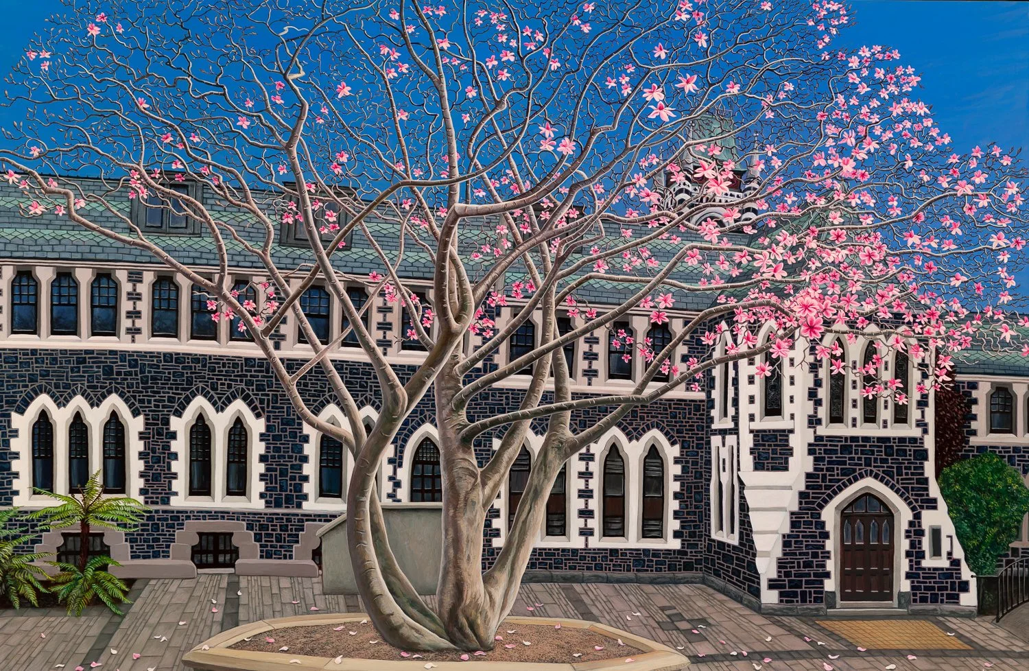 The Magnolia Painting, University of Otago