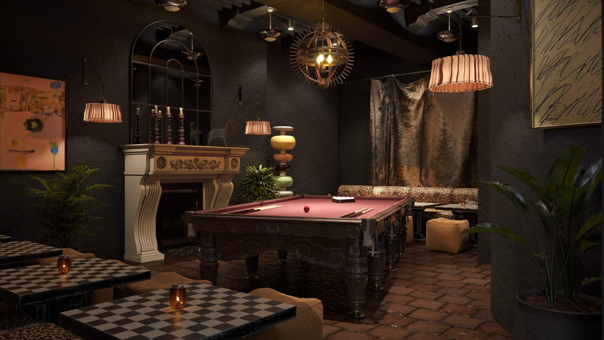 Bodega Negra Doha - Billiards Room.jpg