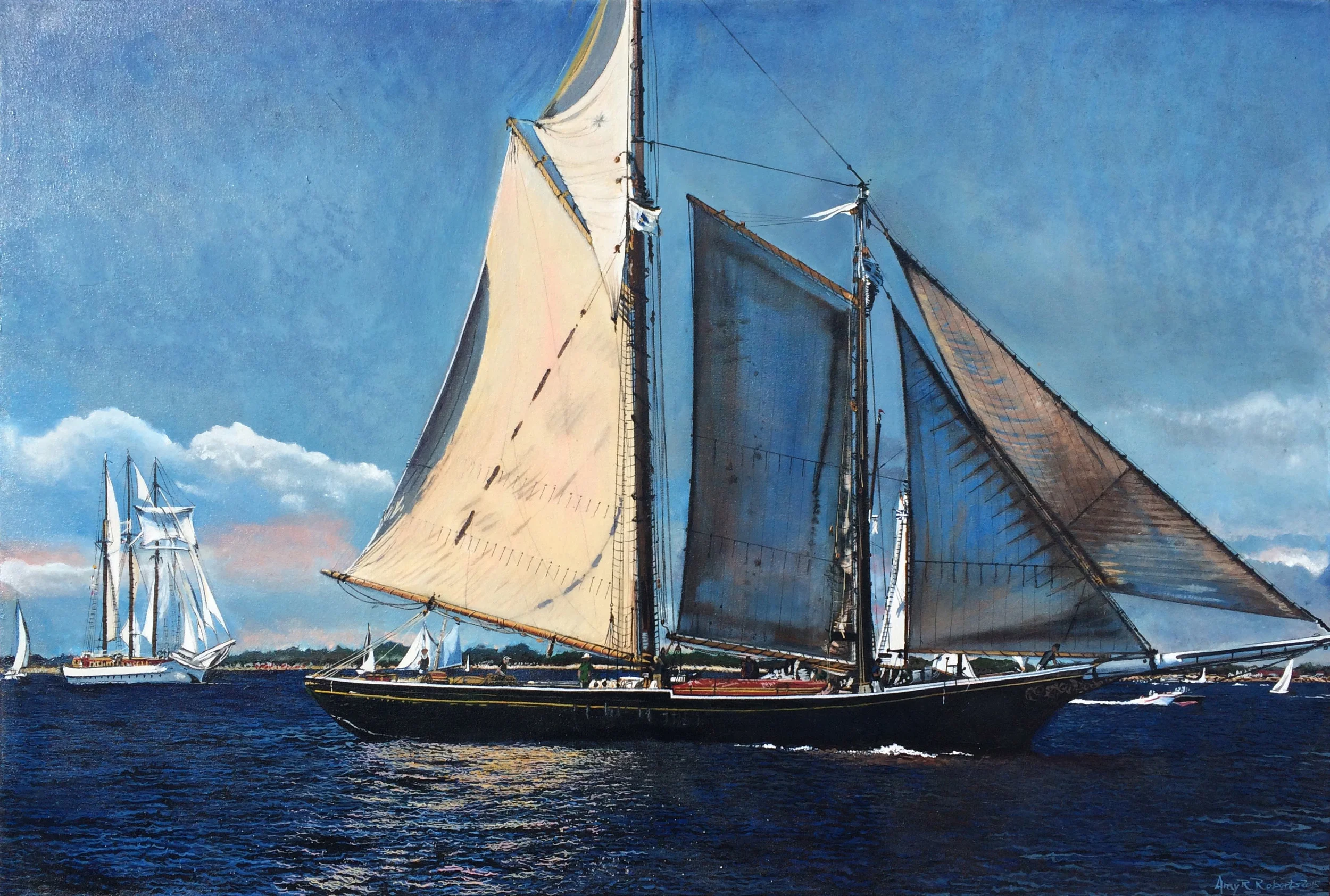 Sailing Right Behind