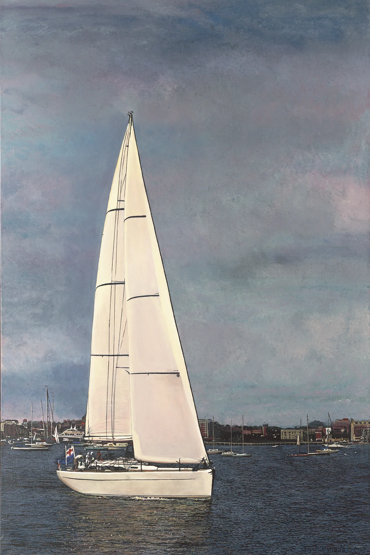 Spreads Her White Sails
