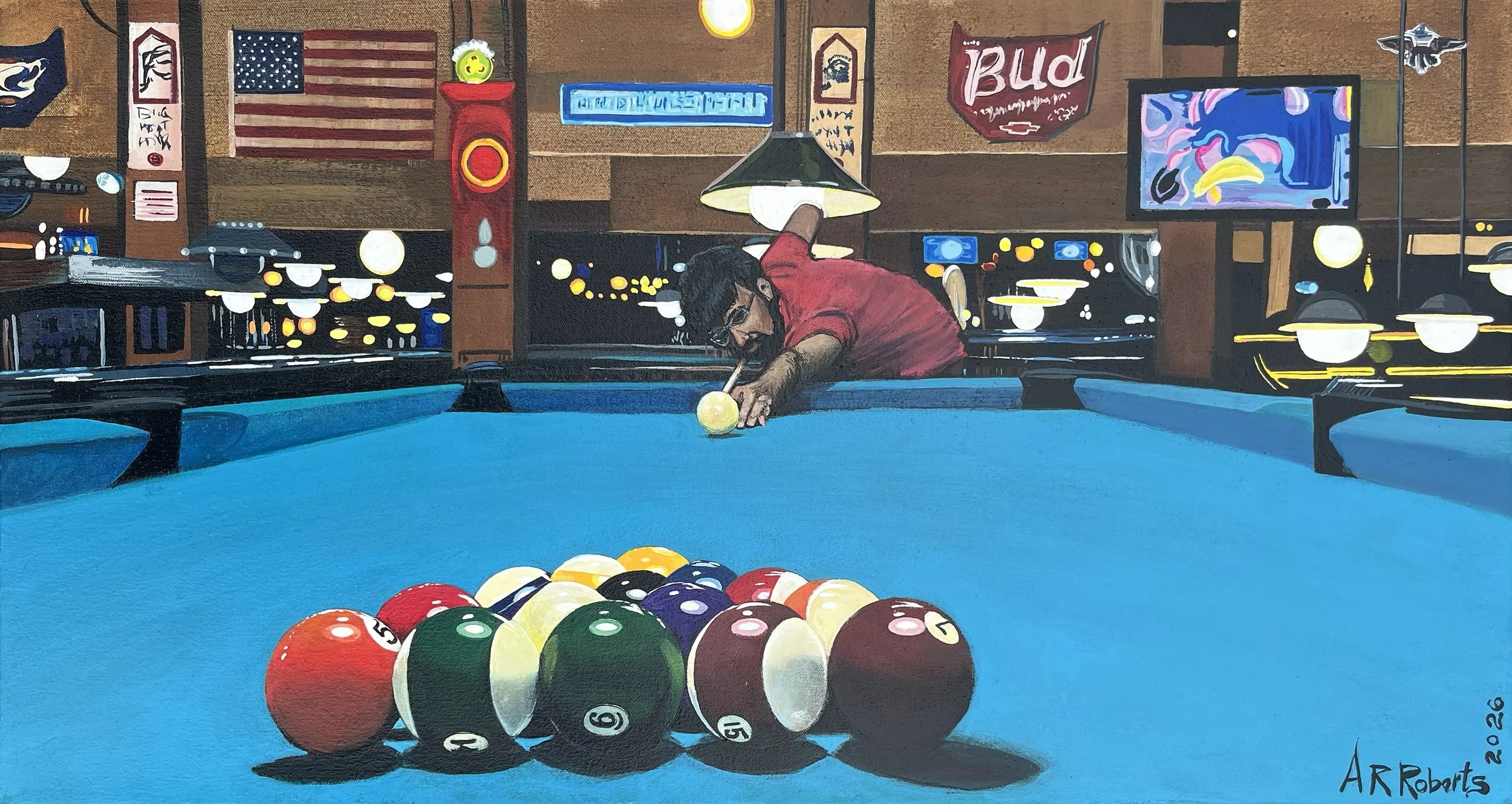 Felt Pirate 16” x 30” Acrylics  order print  