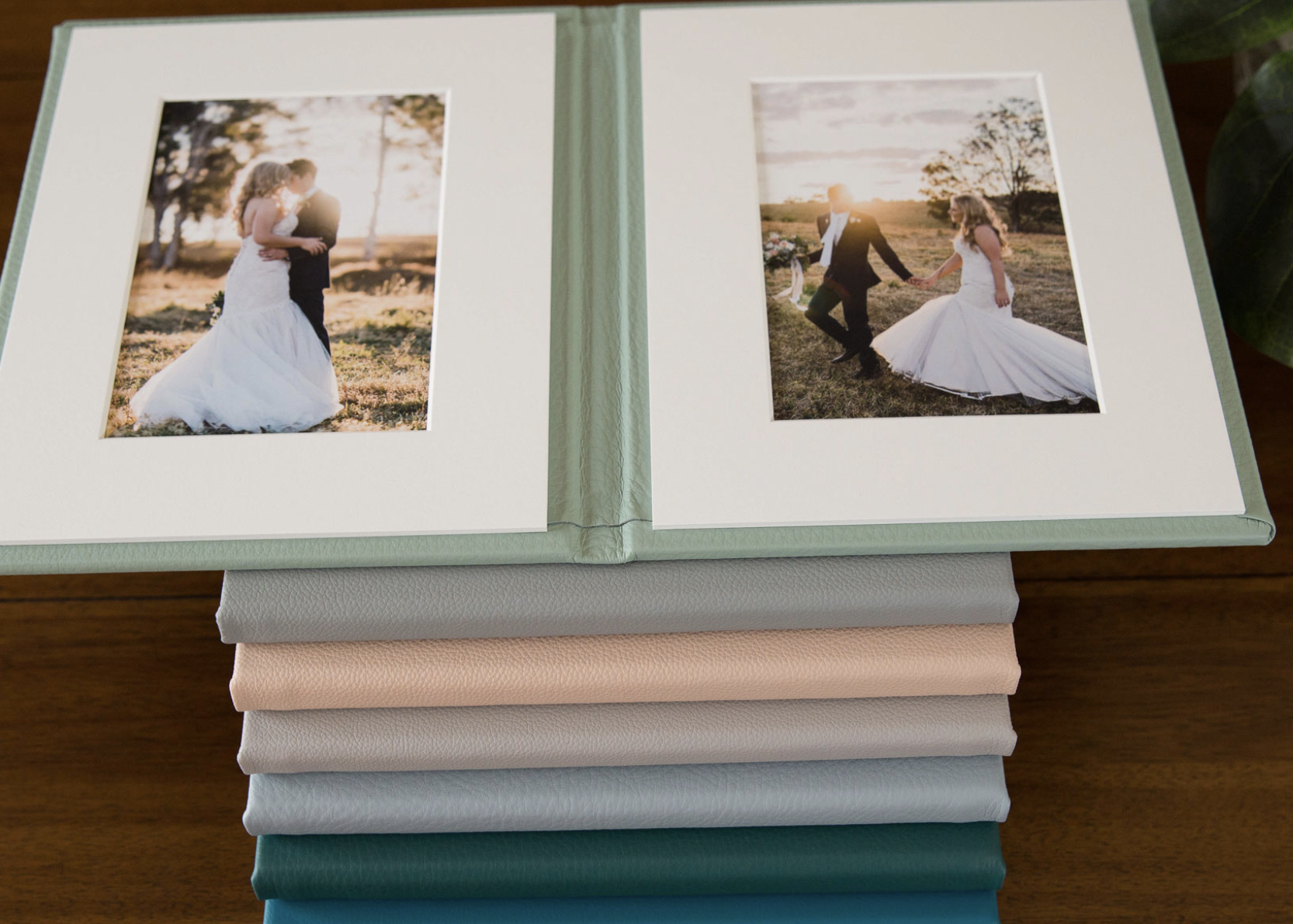 Traditional Linen Wedding Photo Album Book Bound Photo Book Modern