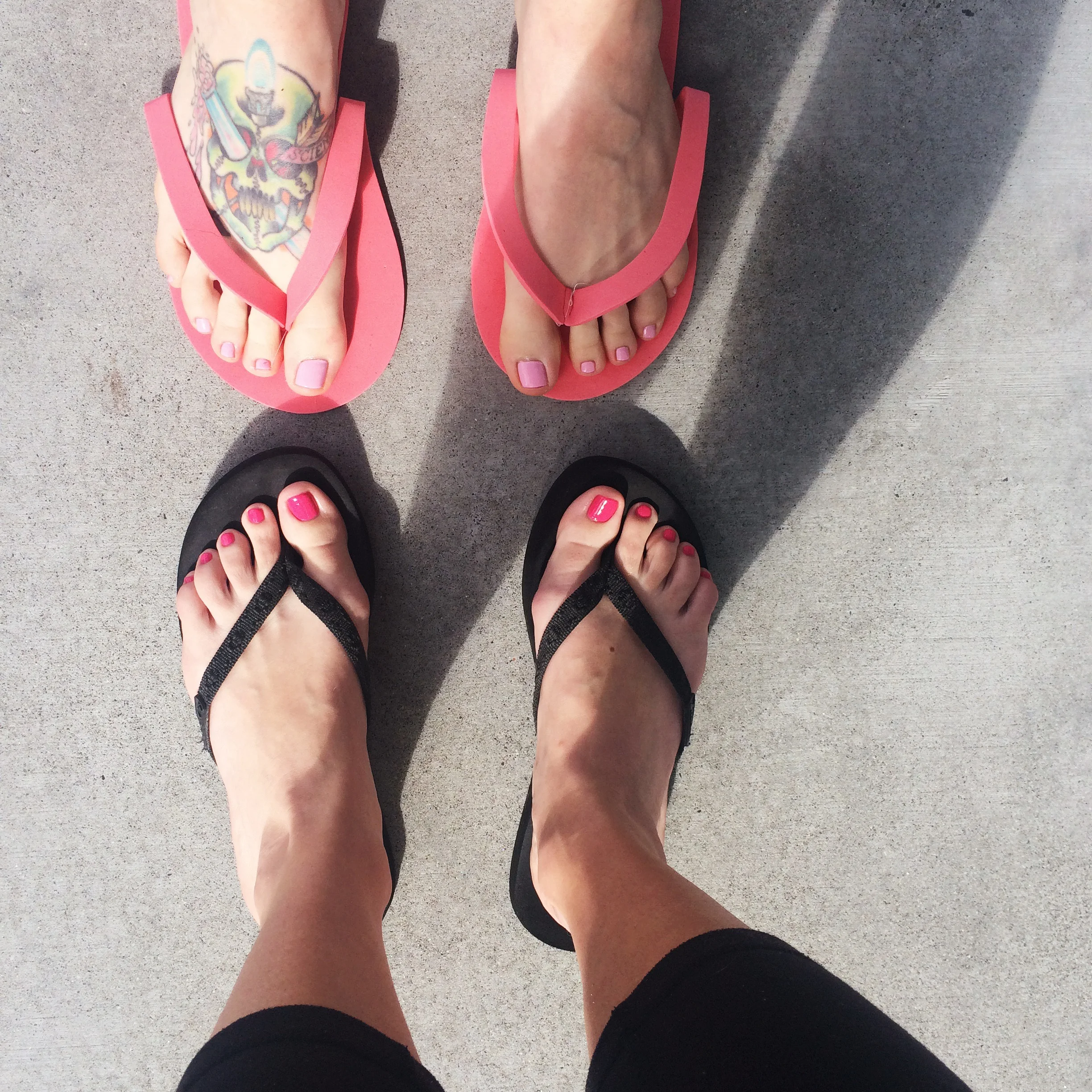 Find time for relaxation with girlfriends, like going for a walk, getting a pedicure, or just hanging out.