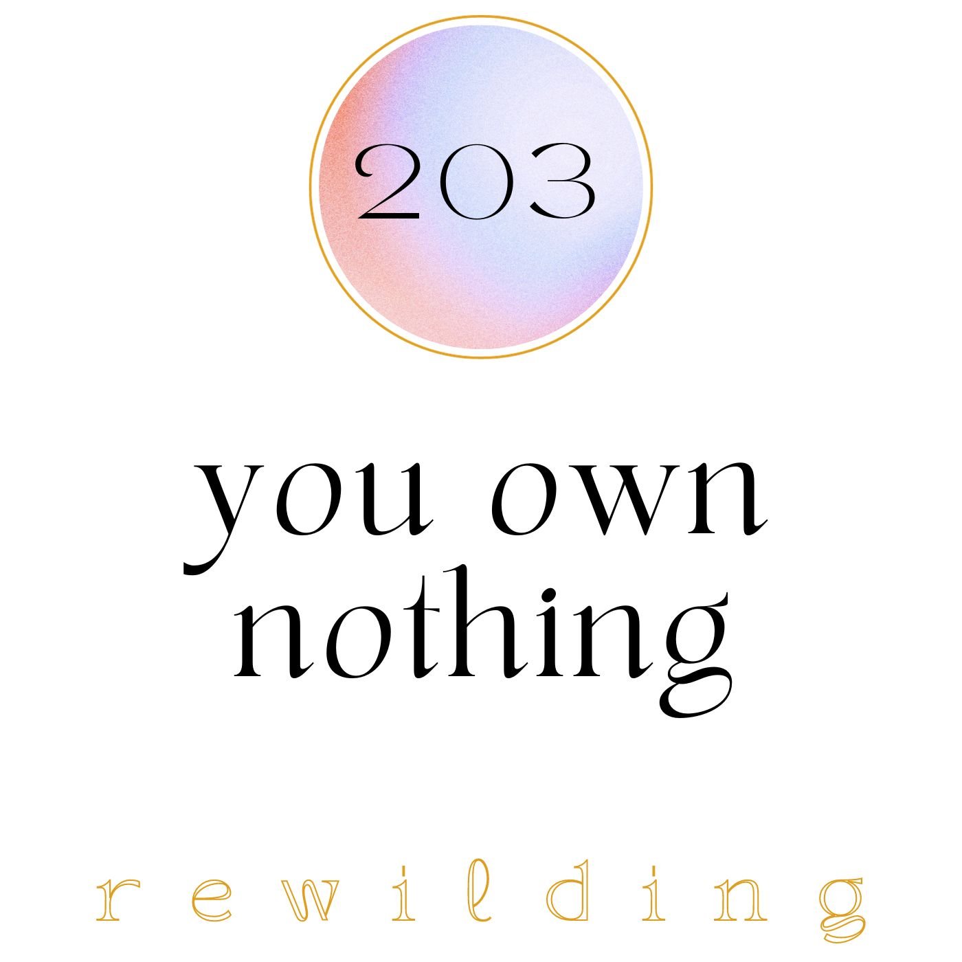 203 | You Own Nothing