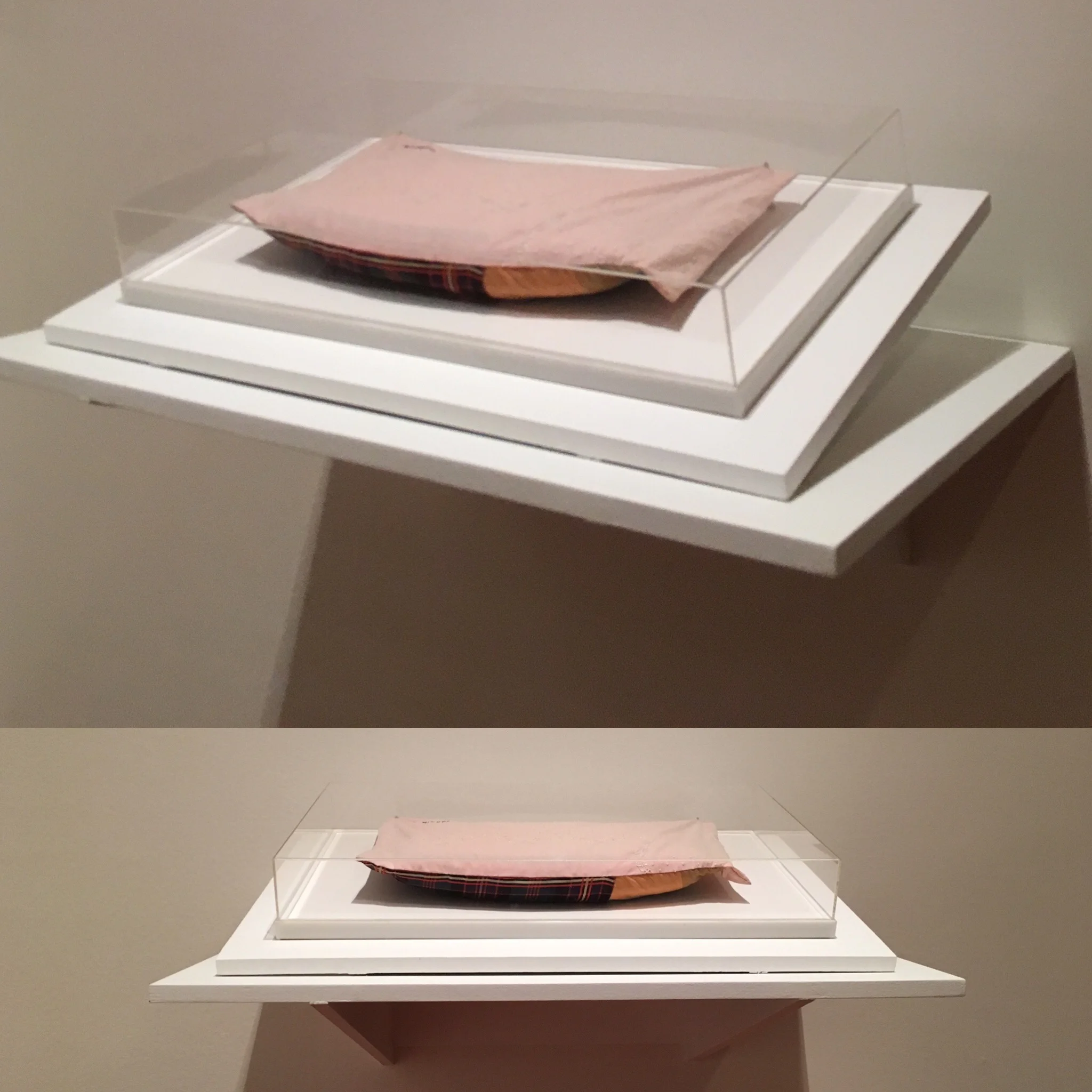 displays built for the exhibit José Leonilson: Empty Man