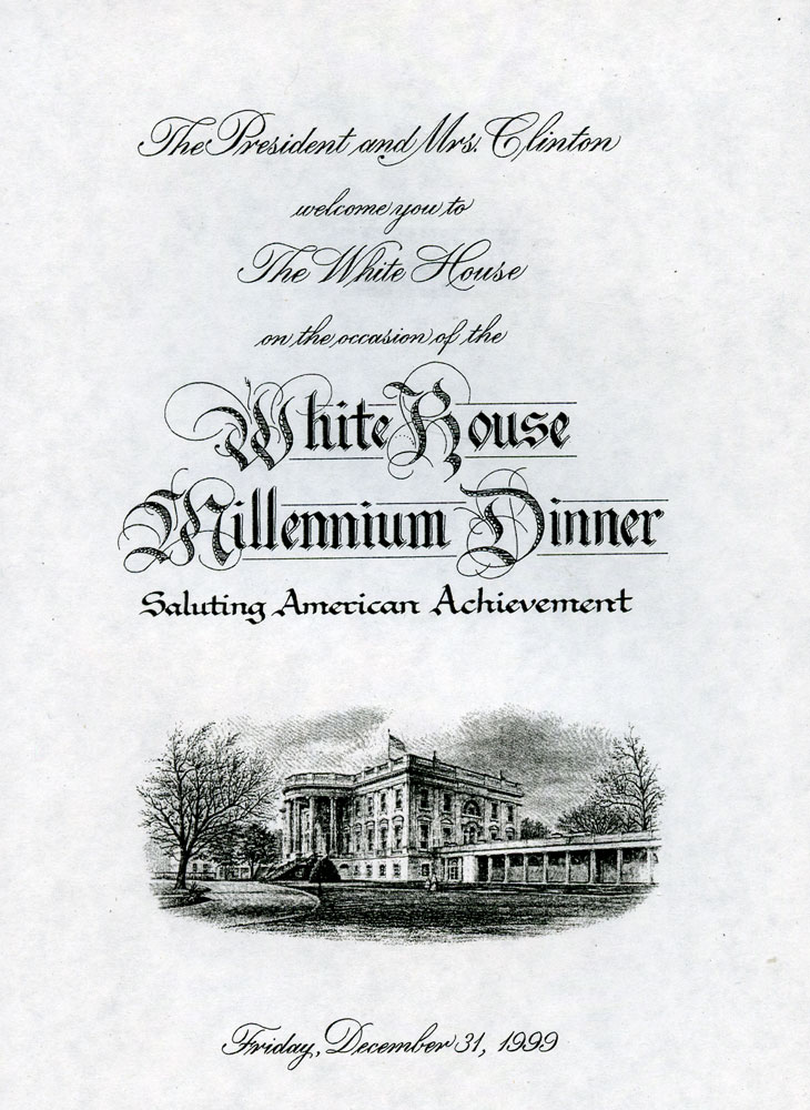 Menu Cover - Millennium Dinner