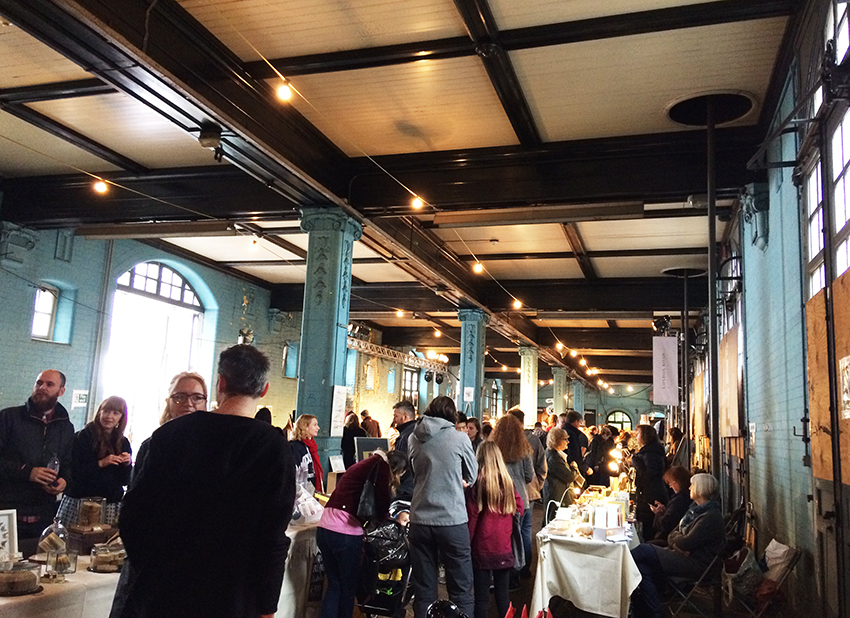 Manchester Artists Book Fair at the Old Fire station at Piccadilly, Manchester