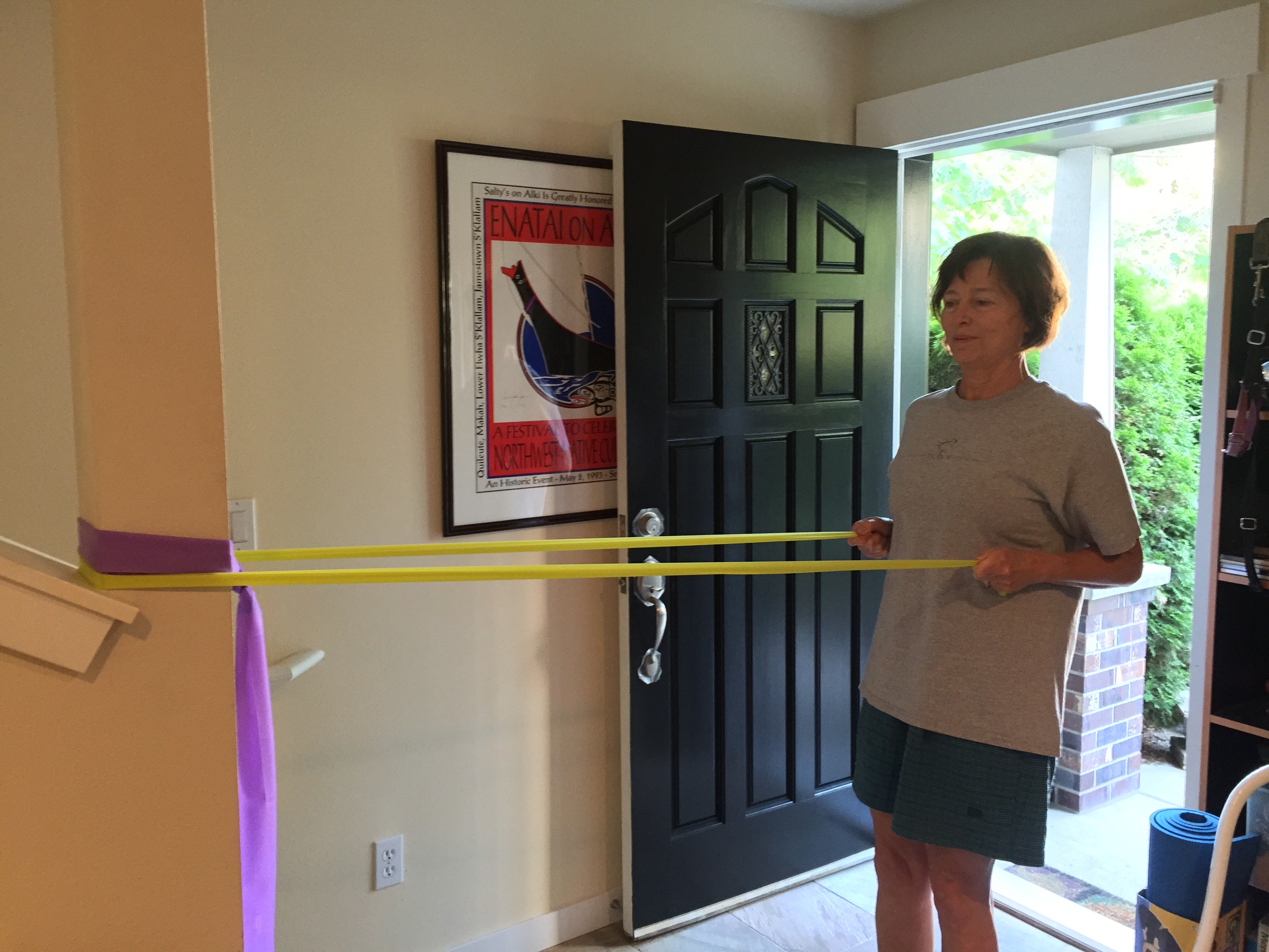Linda joined Wellness By Little in January 2015 looking to increase her overall strength and to improve her balance and posture. On day one, we did baseline testing together and her numbers were as follows: Push Ups: 6 Plank: 1:25 Wall Sit: 1:25 With many months of dedicated training and pushing to the places Linda did not think were possible she increased muscular strength in her upper body, core and lower body. On 7/9/15 we re-did Linda's baseline testing and her results were impressive: Push ups: 17 Plank: 1:53 Wall Sit: 2:40 The numbers speak for themselves and Linda reports to feel increased muscular endurance specifically in her yoga practice. She's able to hold positions longer and her stamina throughout classes have improved. 