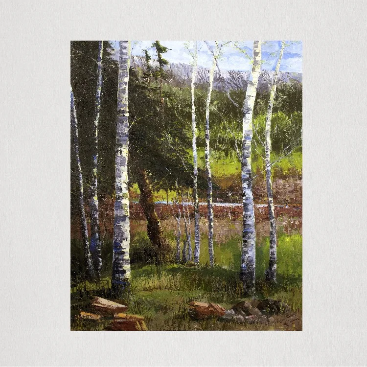 April Morning Frost In the Black Hills