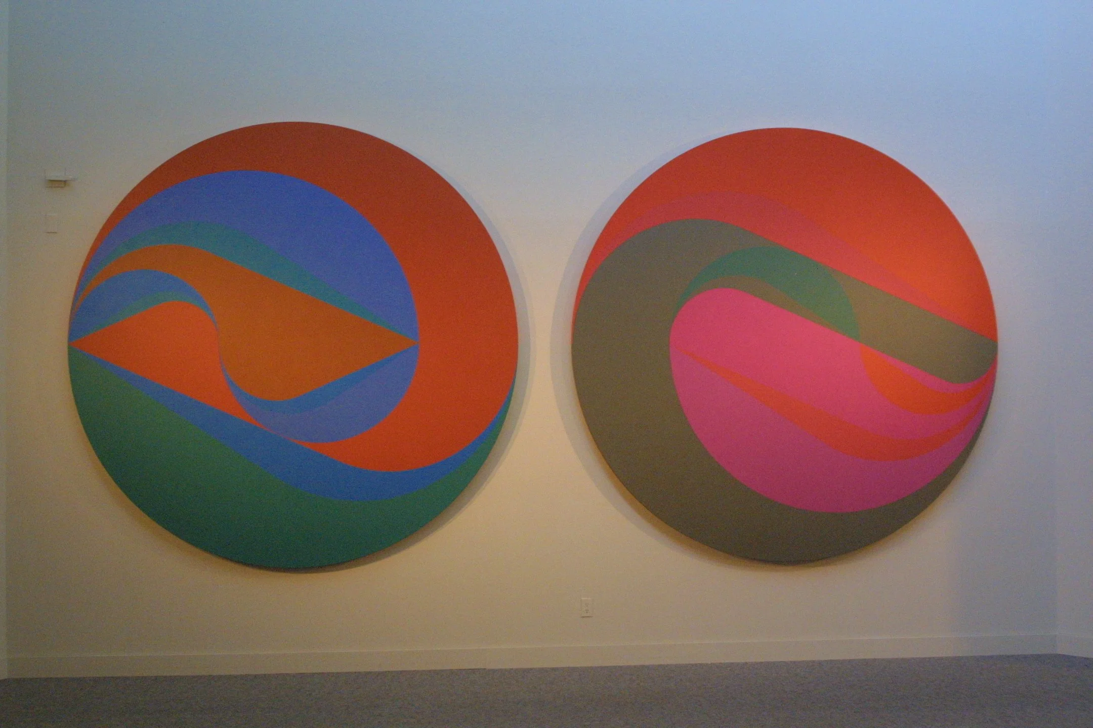 DAVE YUST:  LOOKING BACK/LOOKING FORWARD 1970’s – 2008 Explorations in Symmetry and Inclusion Series Circles and Ellipses