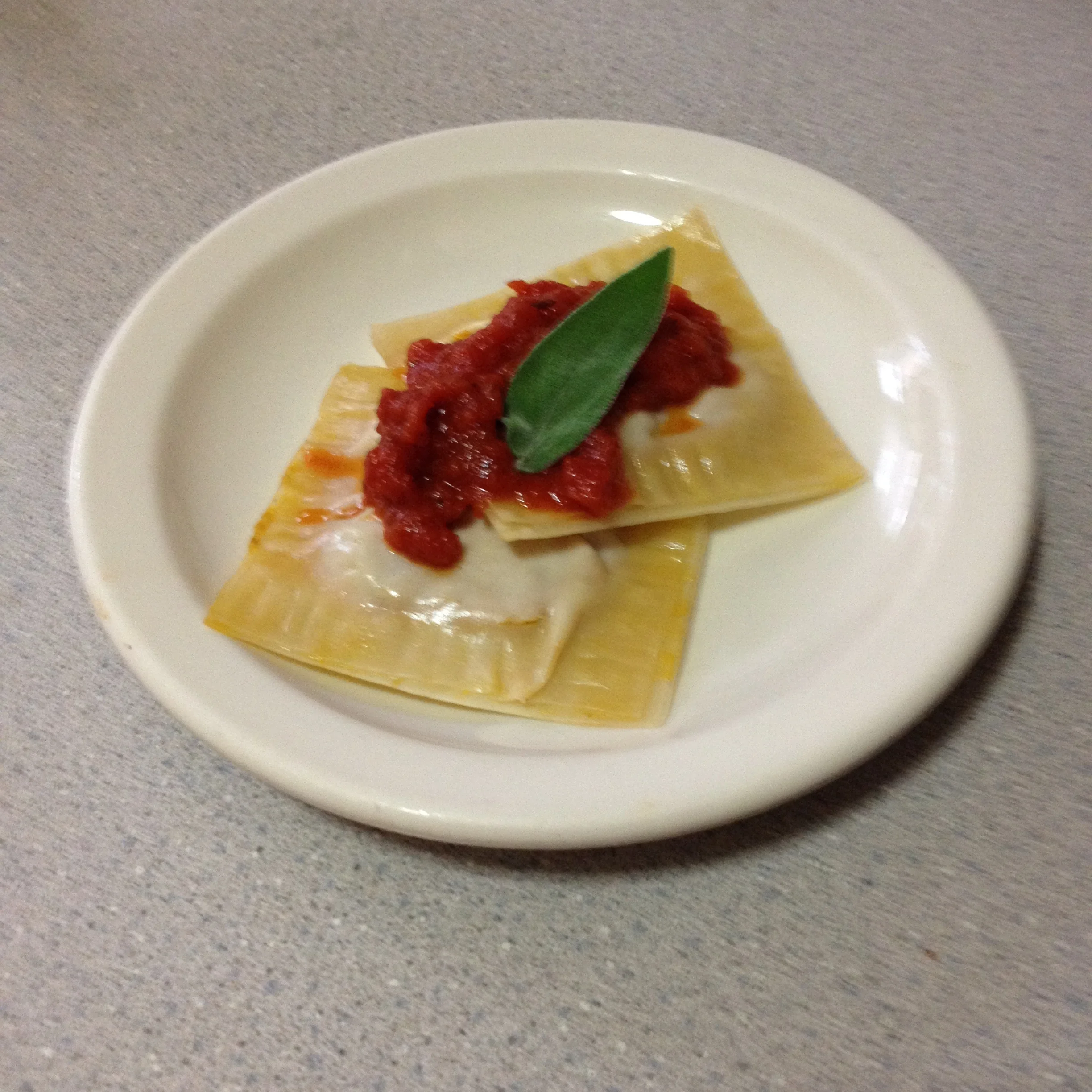 Baked Pumpkin Ravioli