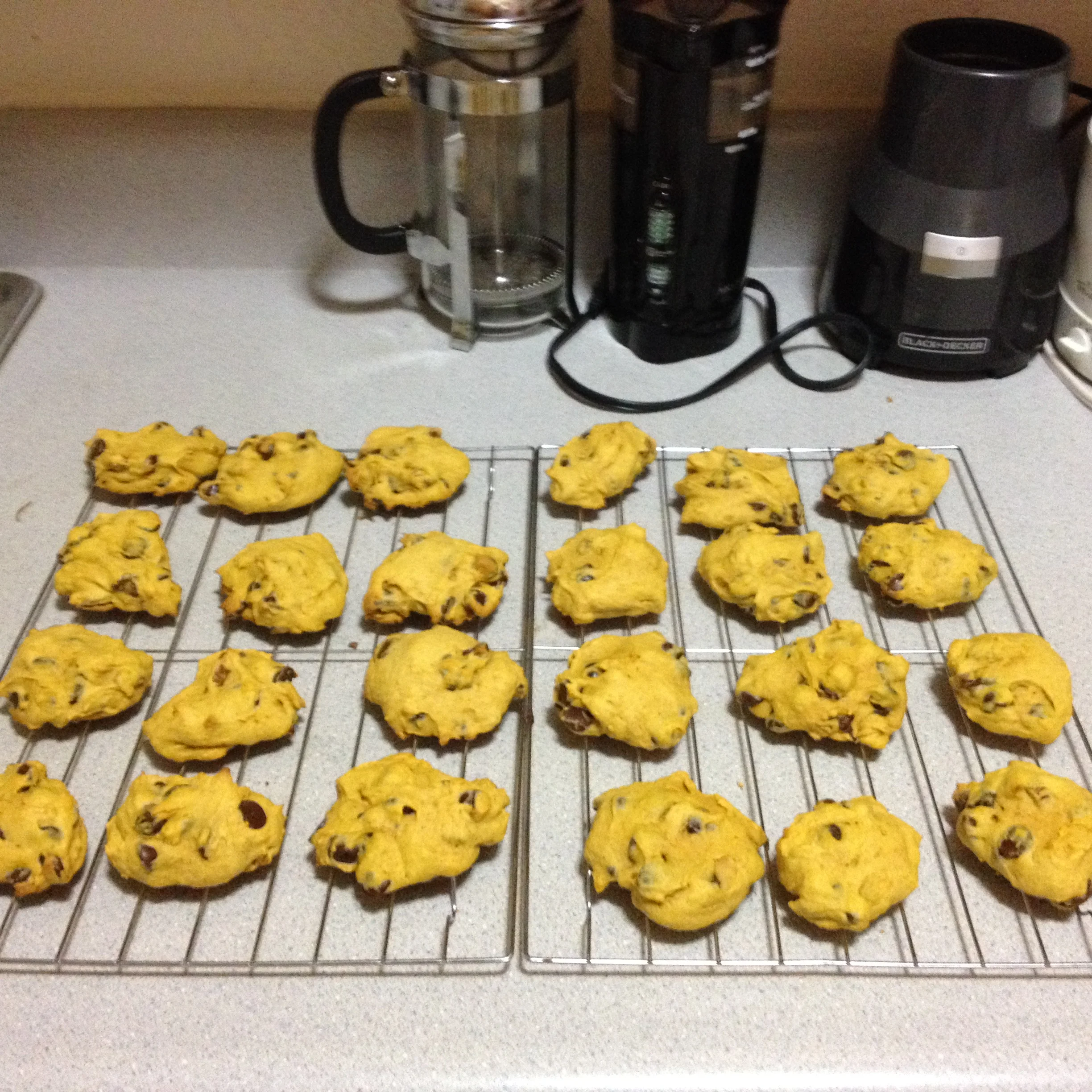Pumpkin-Pecan Chocolate Chip Cookies