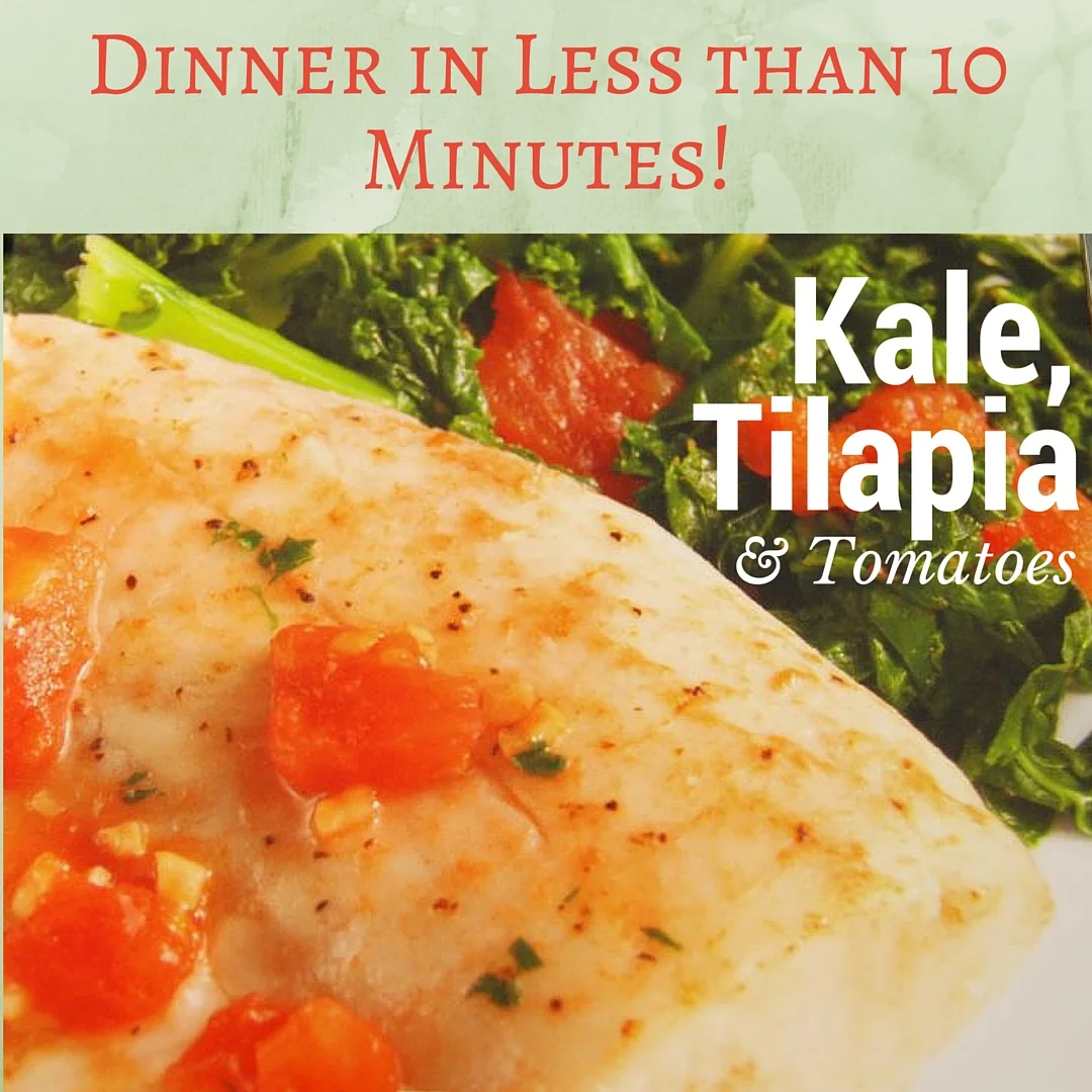 Tilapia with Kale and Tomatoes