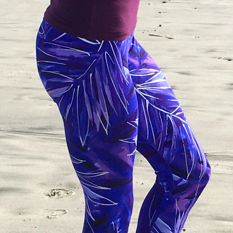 Copy of blue and silver leggings