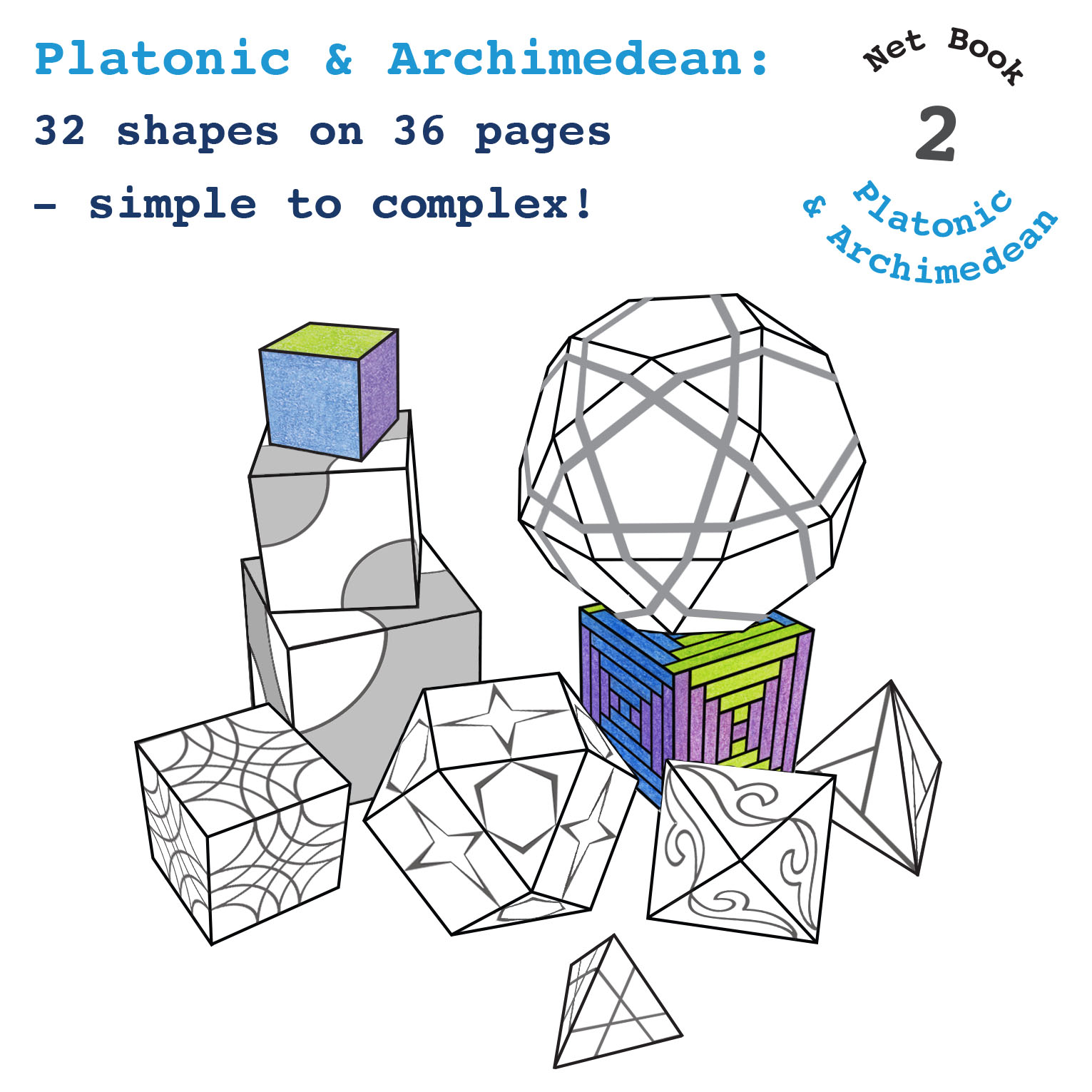 Platonic & Archimedean - Net Book #2